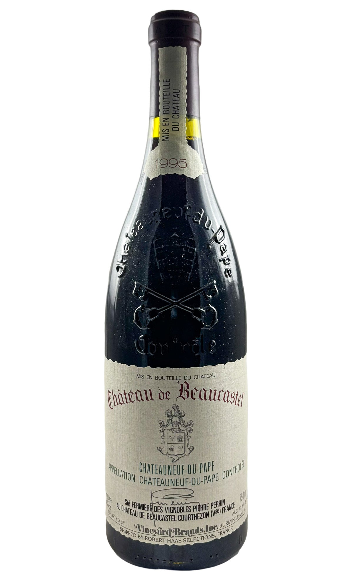 Bottle of Chateau de Beaucastel, Chateauneuf du Pape, 1995 - Red Wine - Flatiron Wines & Spirits - New York