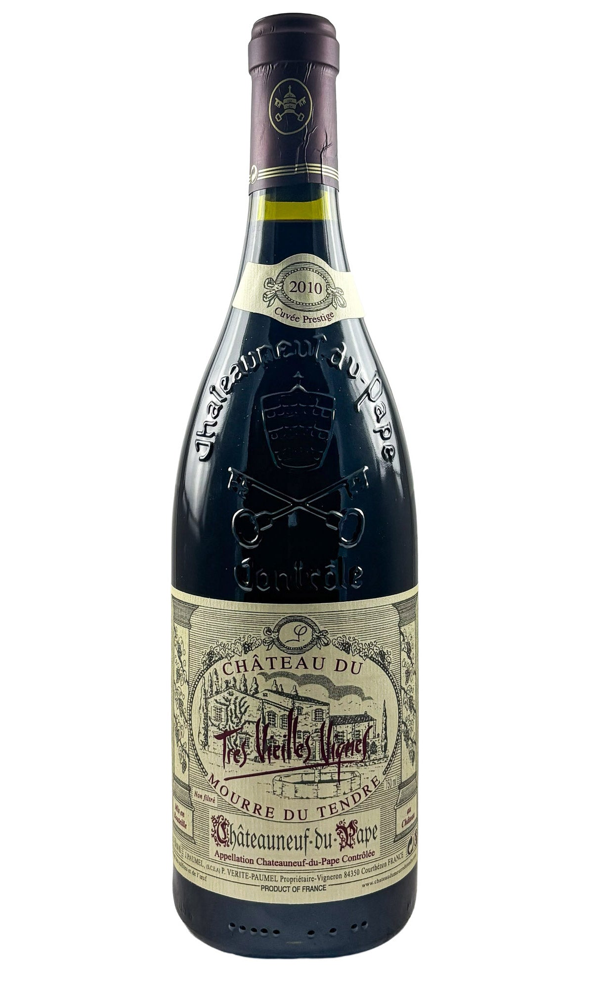 Bottle of Chateau du Mourre du Tendre, Chateauneuf-du-Pape, 2010 - Red Wine - Flatiron Wines & Spirits - New York