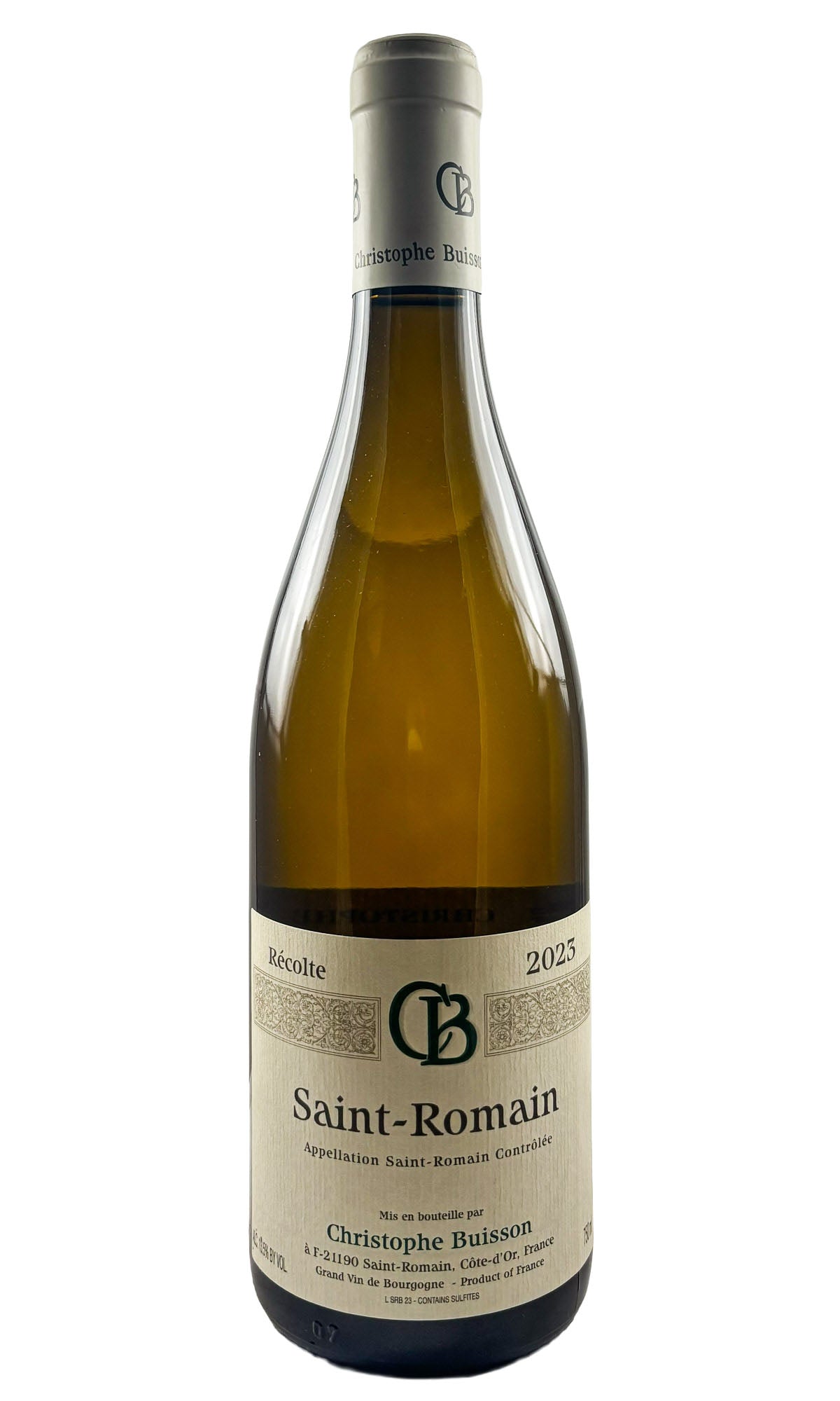 Bottle of Christophe Buisson, Saint Romain Blanc, 2023 - White Wine - Flatiron Wines & Spirits - New York