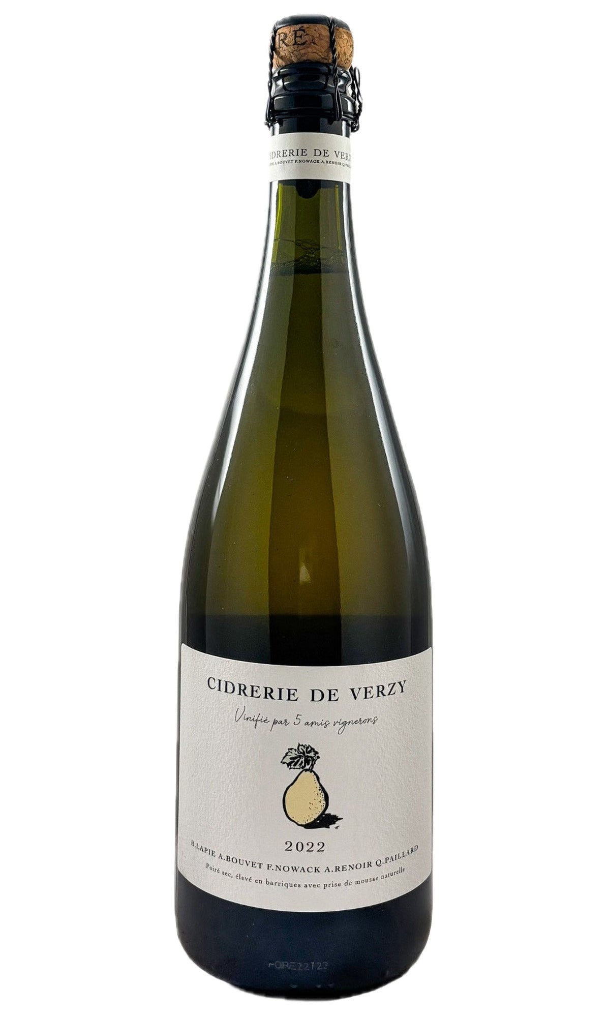 Bottle of Cidrerie de Verzy, Poire Sec, 2022 - Cider - Flatiron Wines & Spirits - New York