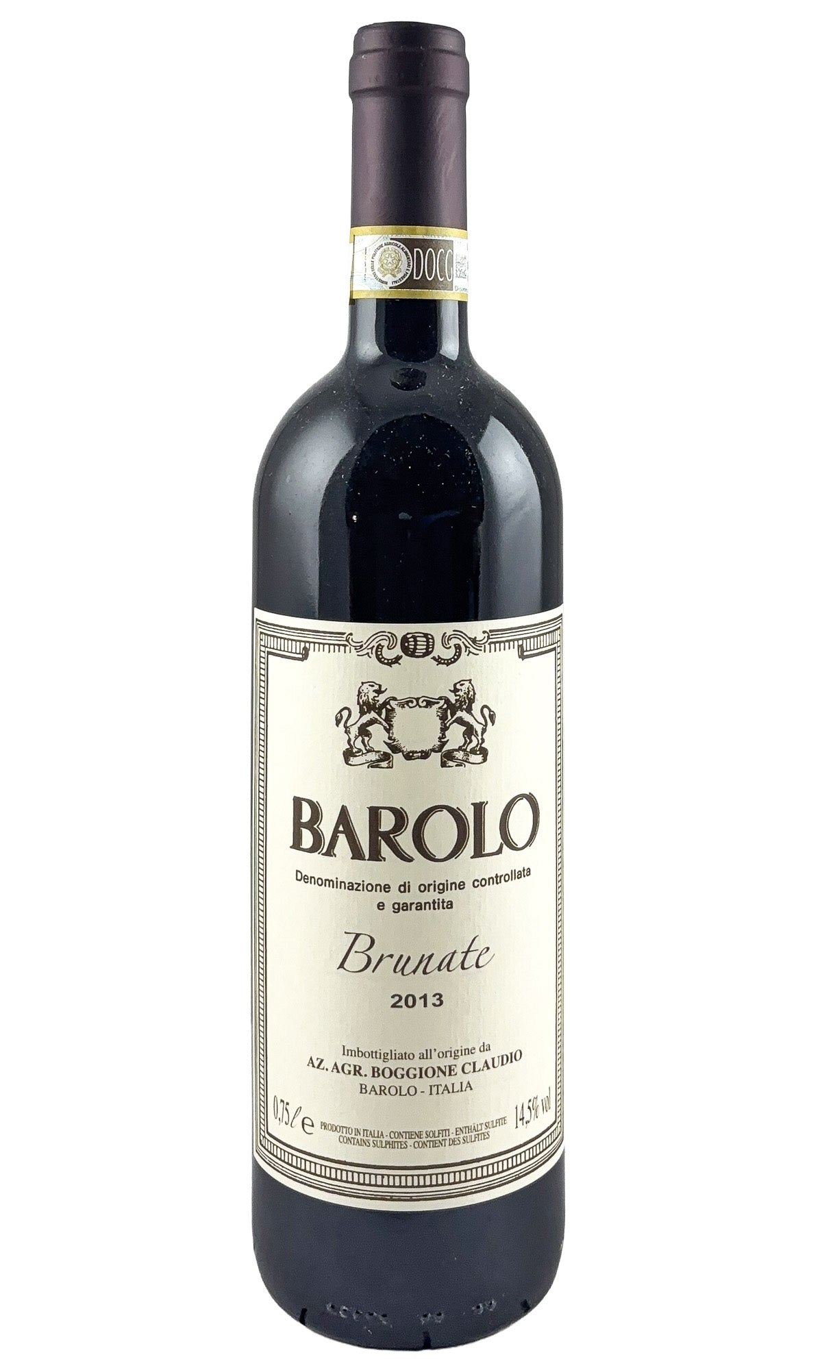Bottle of Claudio Boggione, Barolo Brunate, 2013 - Red Wine - Flatiron Wines & Spirits - New York