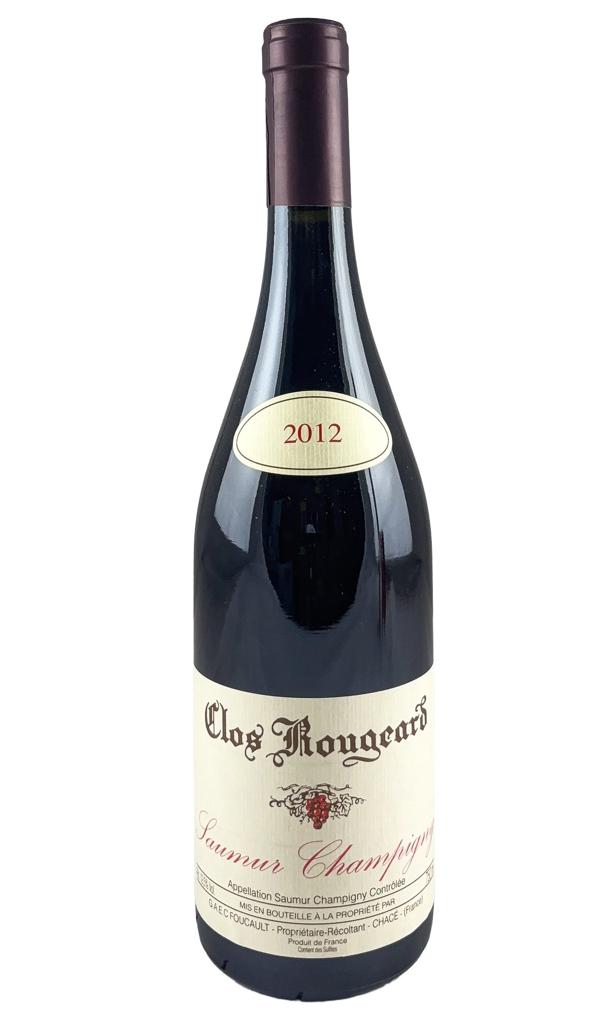 Bottle of Clos Rougeard, Saumur-Champigny Les Clos, 2012 - Red Wine - Flatiron Wines & Spirits - New York