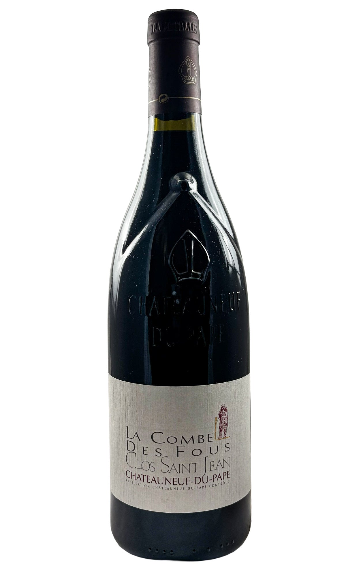 Bottle of Clos Saint Jean, Chateauneuf du Pape La Combe des Fous, 2016 - Red Wine - Flatiron Wines & Spirits - New York
