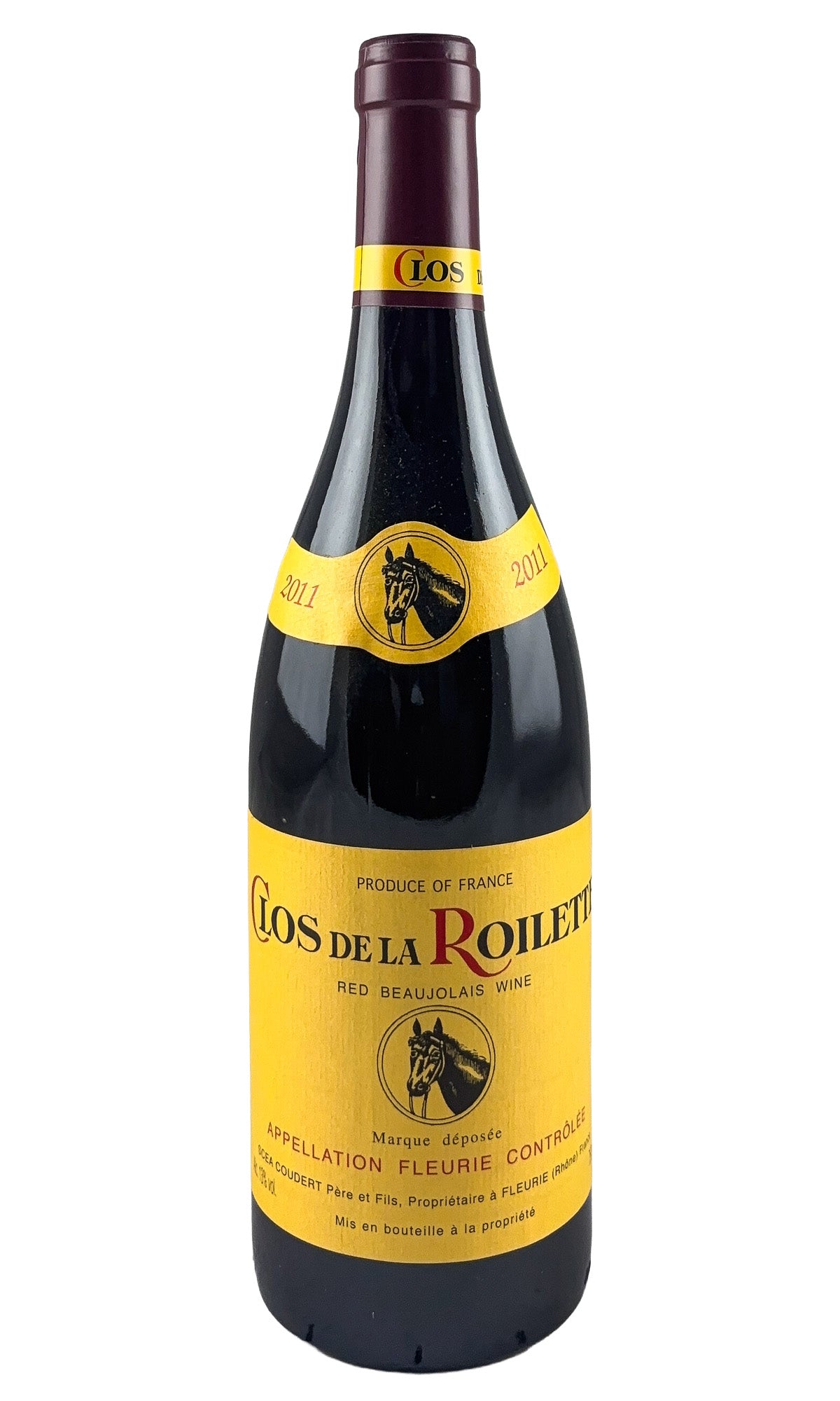 Bottle of Clos de la Roilette (Coudert), Fleurie, 2011 - Red Wine - Flatiron Wines & Spirits - New York