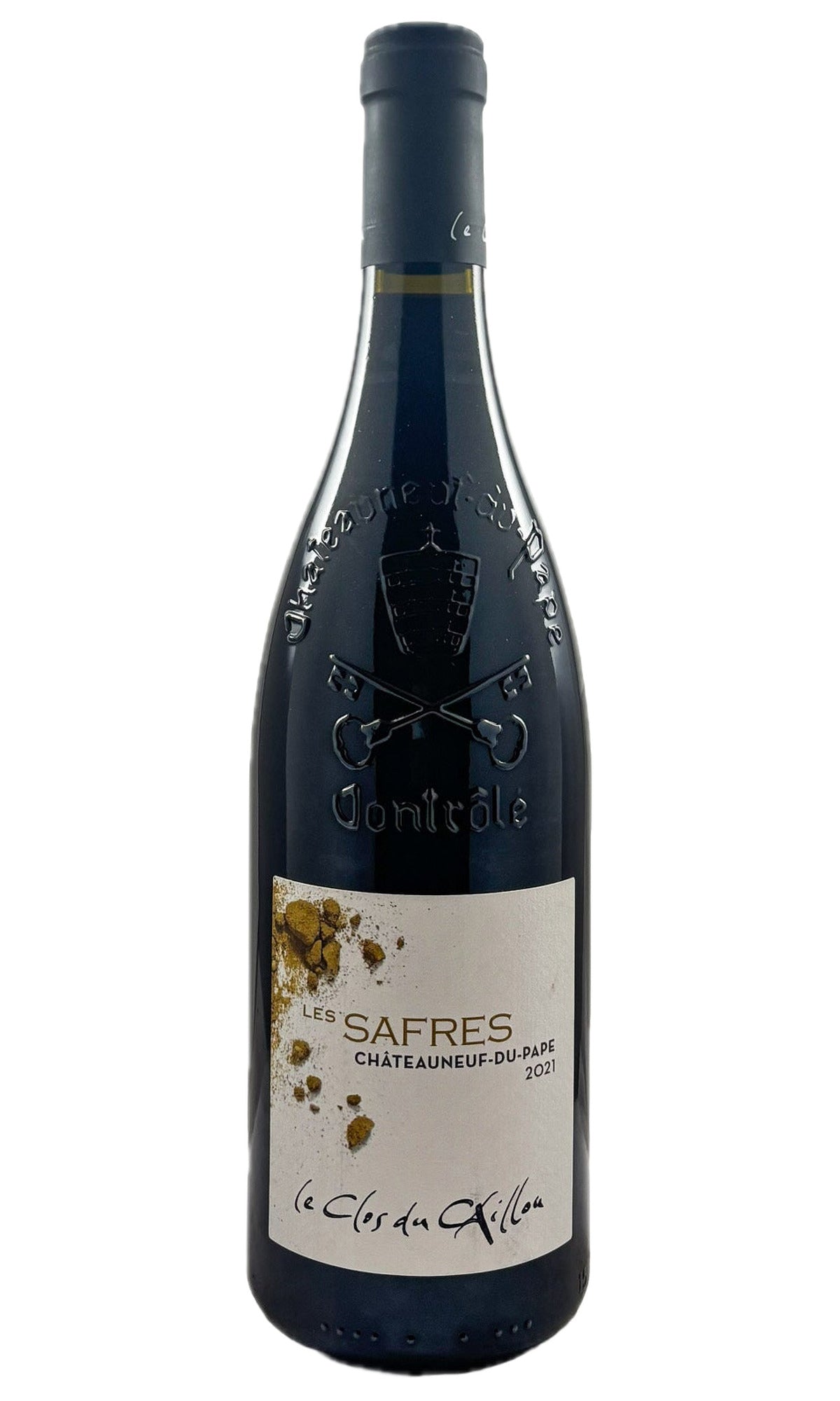 Bottle of Clos du Caillou, Chateauneuf-du-Pape Les Safres, 2021 - Red Wine - Flatiron Wines & Spirits - New York