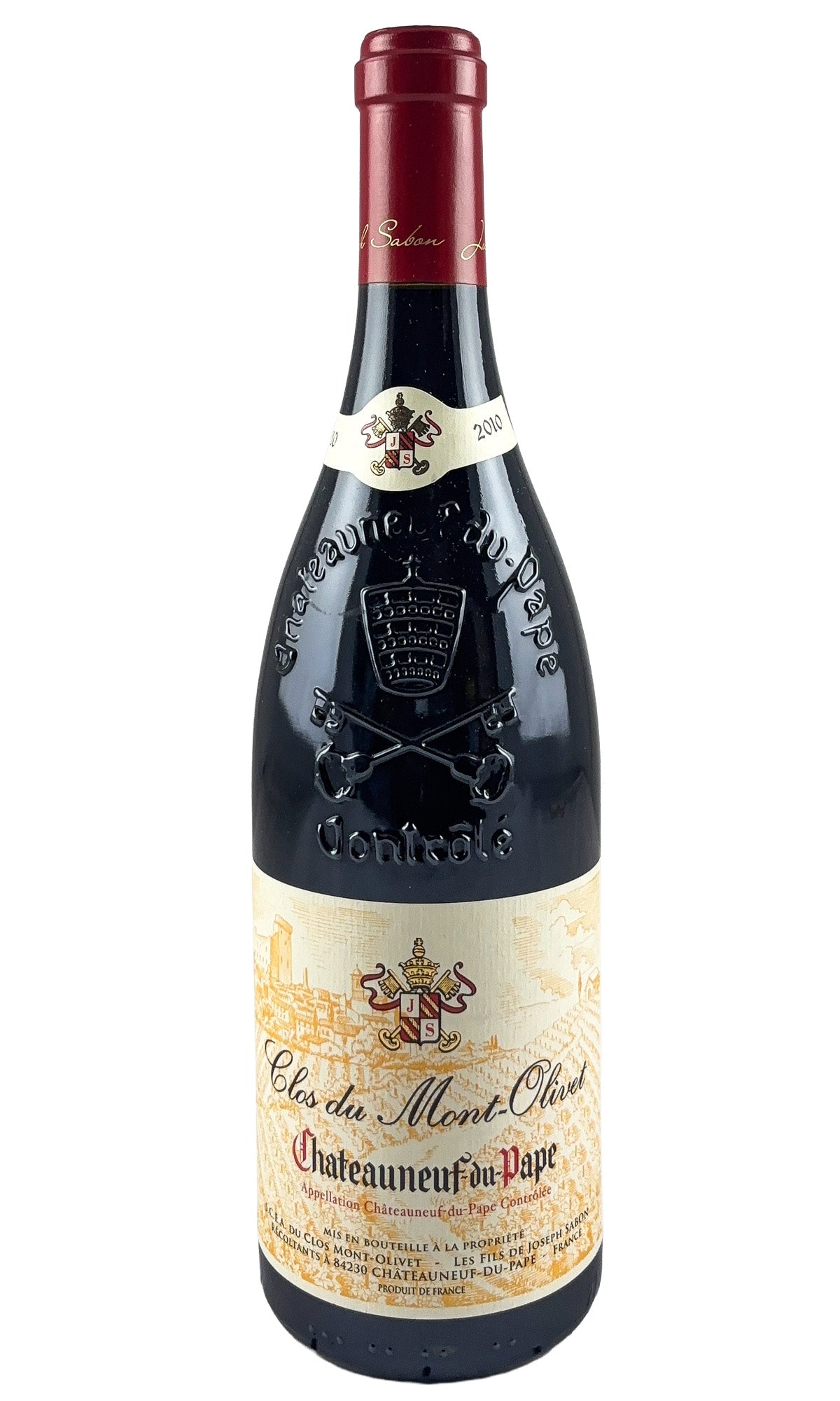 Bottle of Clos du Mont Olivet, Chateauneuf-du-Pape, 2010 - Red Wine - Flatiron Wines & Spirits - New York