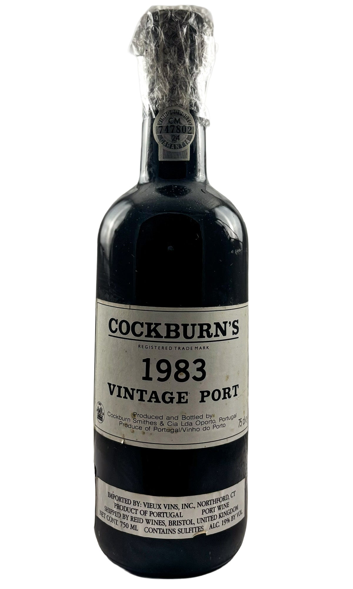 Bottle of Cockburn, Vintage Port, 1983 - Fortified Wine - Flatiron Wines & Spirits - New York
