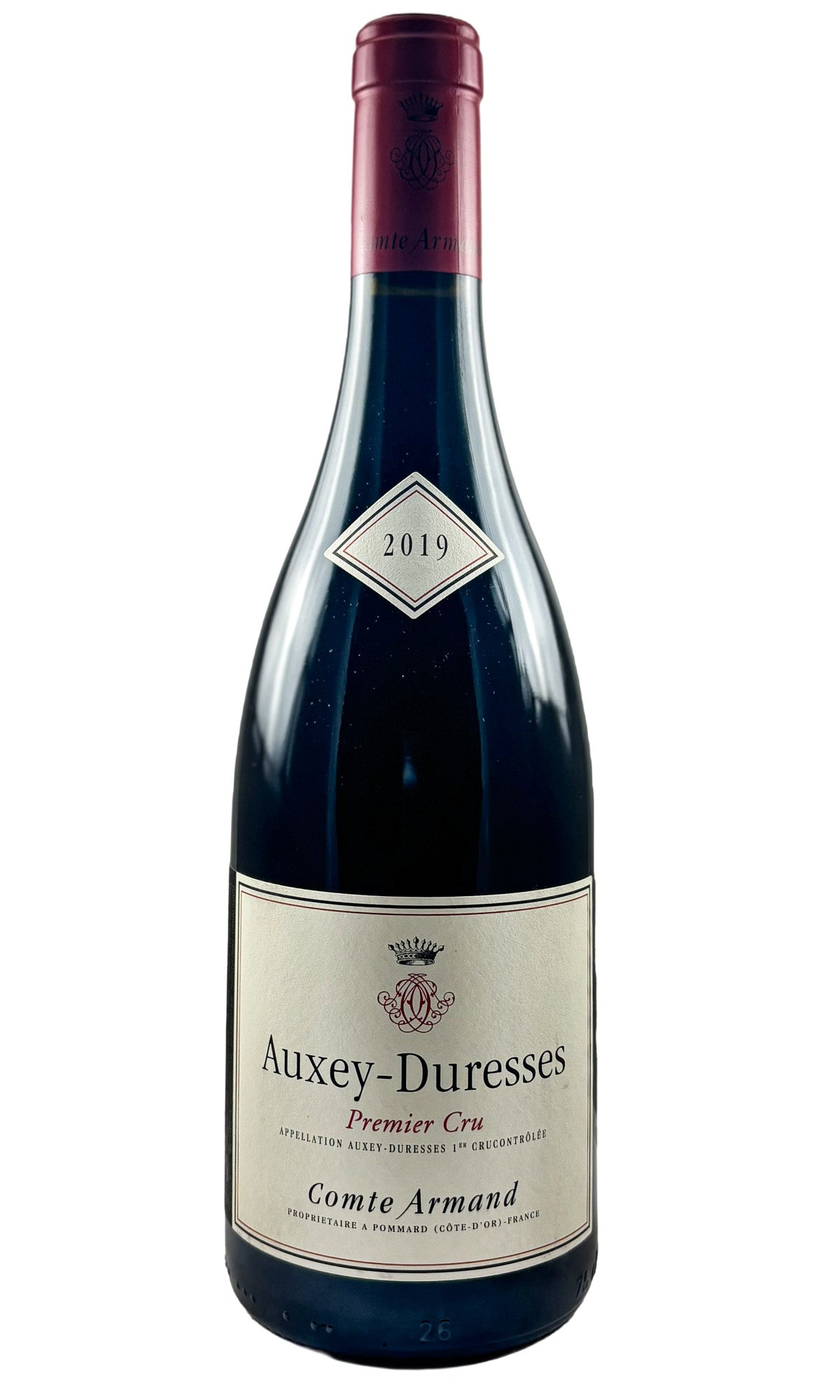 Bottle of Comte Armand, Auxey Duresses Rouge Premier Cru, 2019 - Red Wine - Flatiron Wines & Spirits - New York