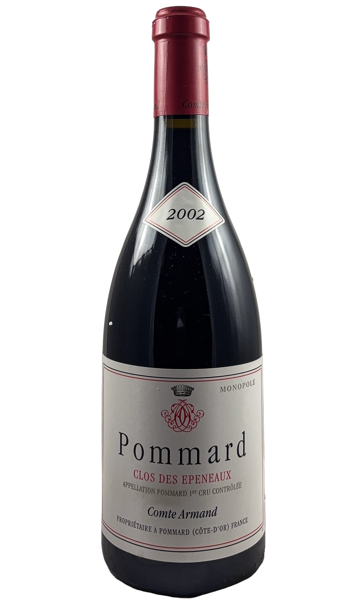 Bottle of Comte Armand, Pommard 1er Cru Clos des Epeneaux, 2002 - Red Wine - Flatiron Wines & Spirits - New York