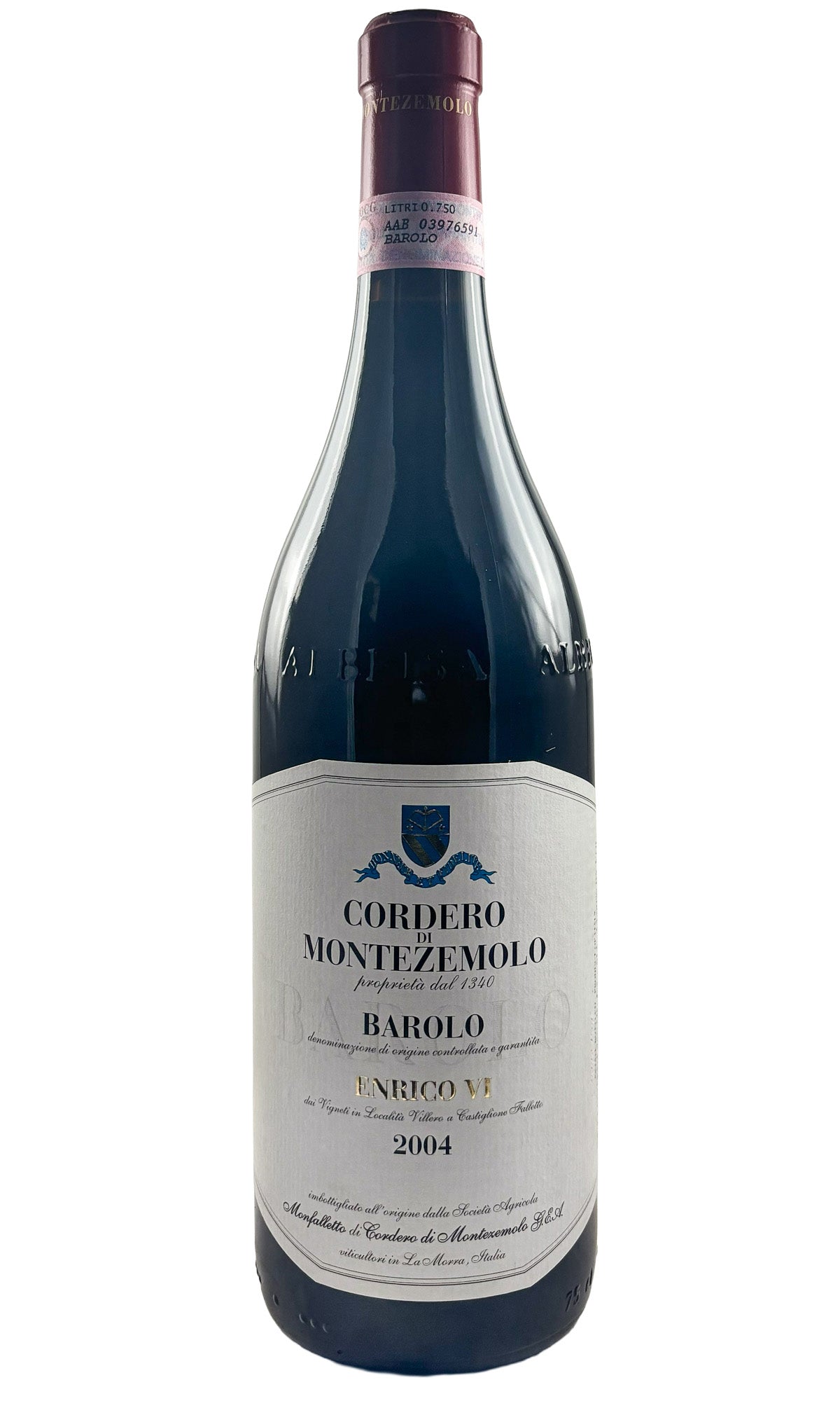Bottle of Cordero di Montezemolo, Barolo Enrico VI, 2004 - Red Wine - Flatiron Wines & Spirits - New York