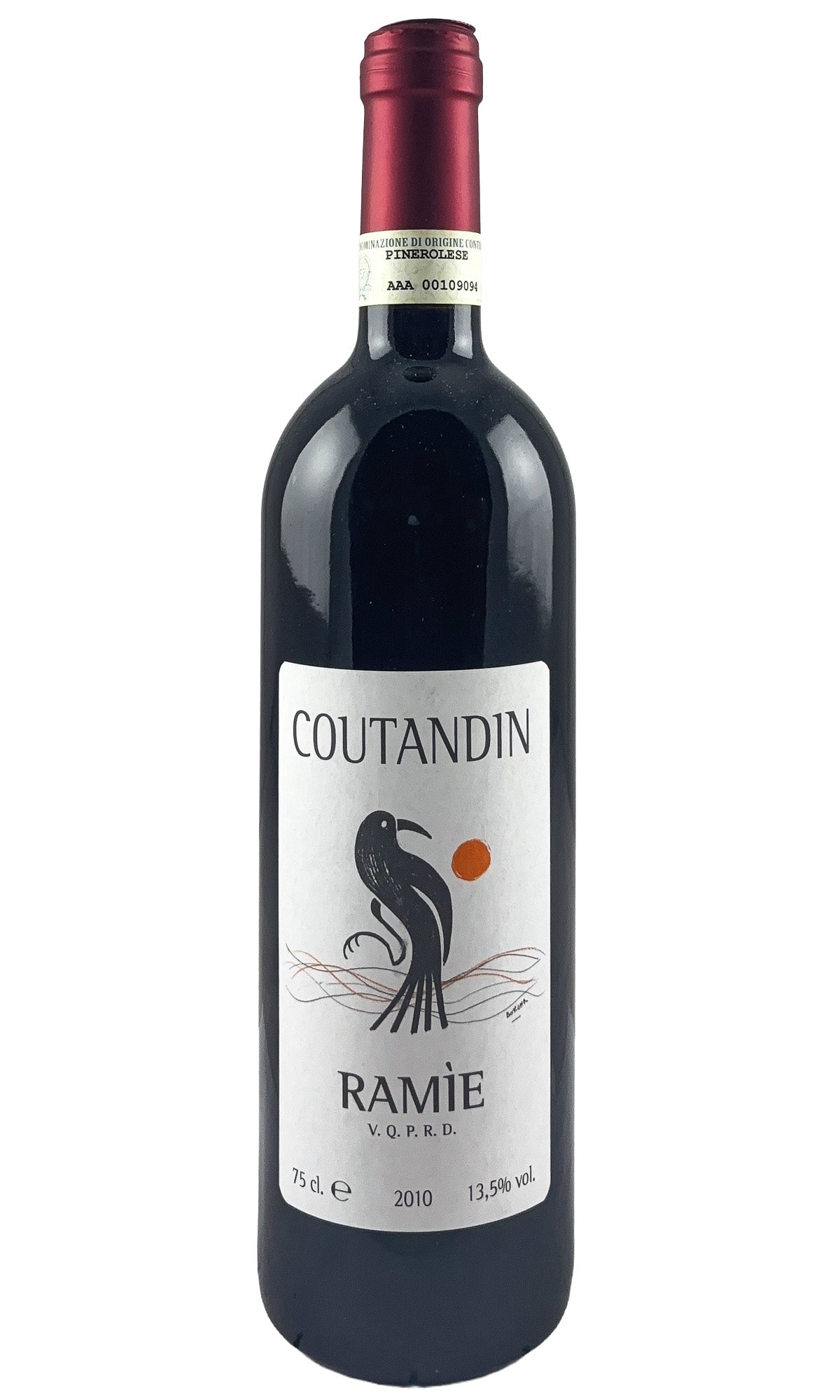 Bottle of Coutandin Pinerolese, Ramie, 2010 - Red Wine - Flatiron Wines & Spirits - New York