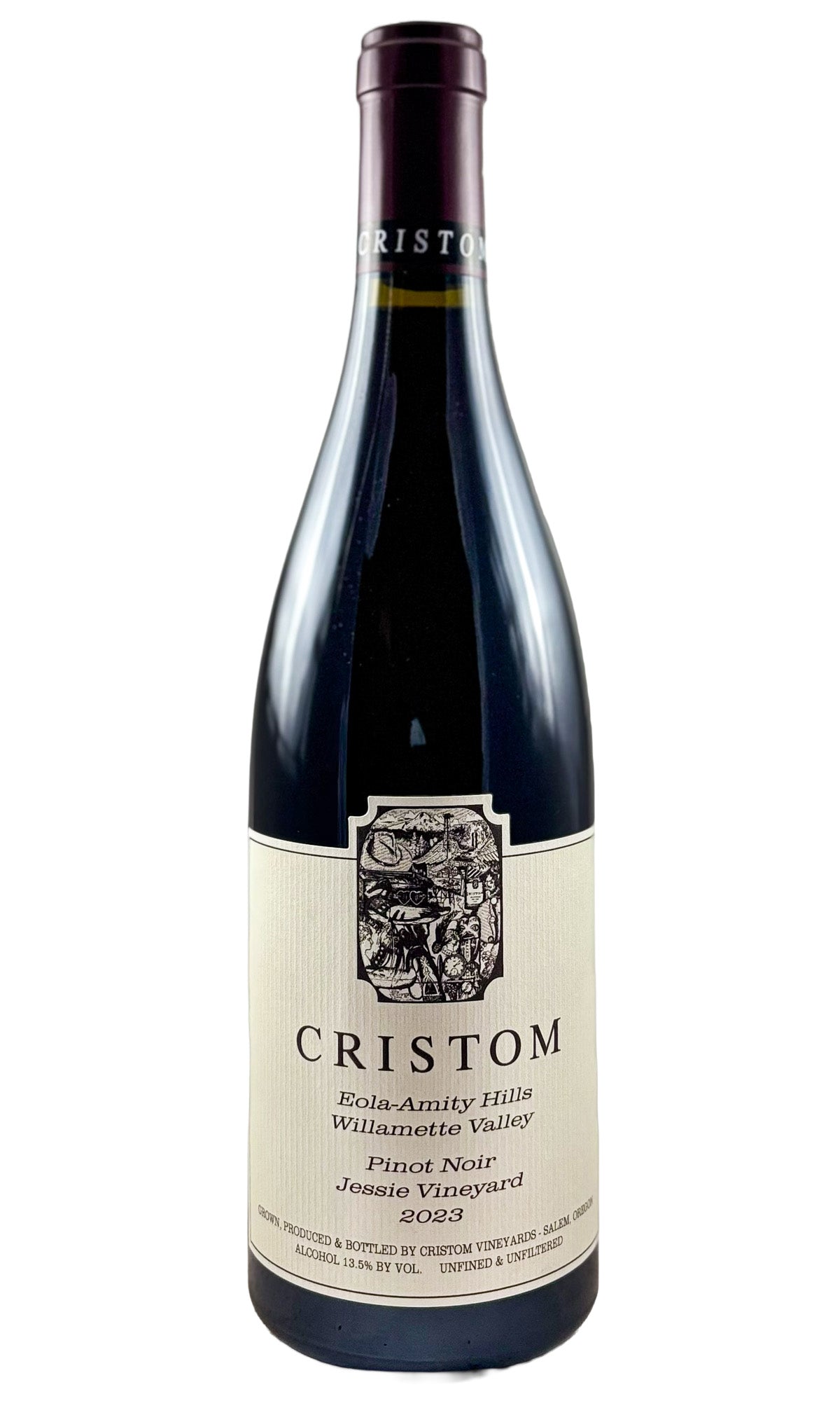 Bottle of Cristom, Pinot Noir "Jessie", 2023 - Red Wine - Flatiron Wines & Spirits - New York