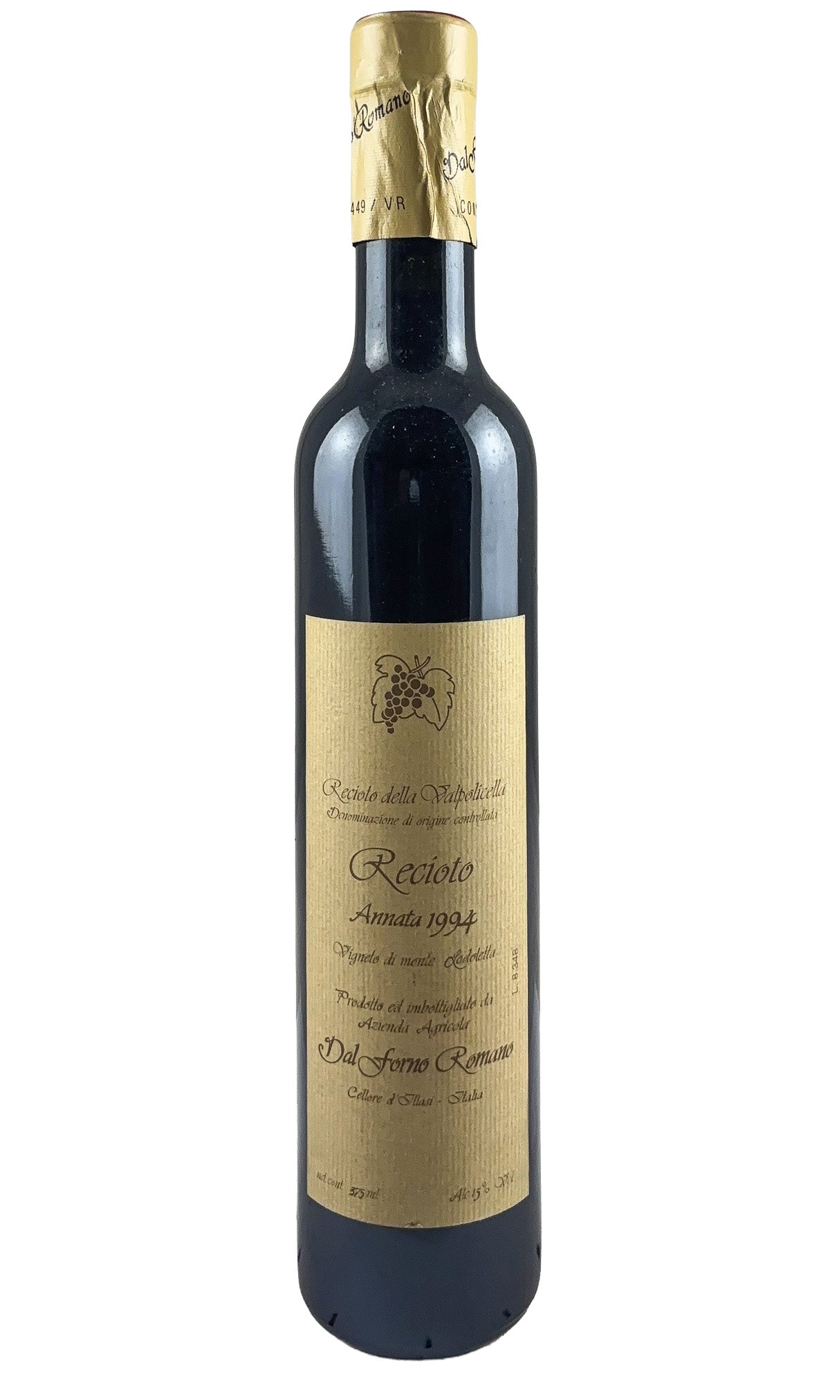Bottle of Dal Forno Romano, Veneto Recioto, 1994 (375ml) - Dessert Wine - Flatiron Wines & Spirits - New York
