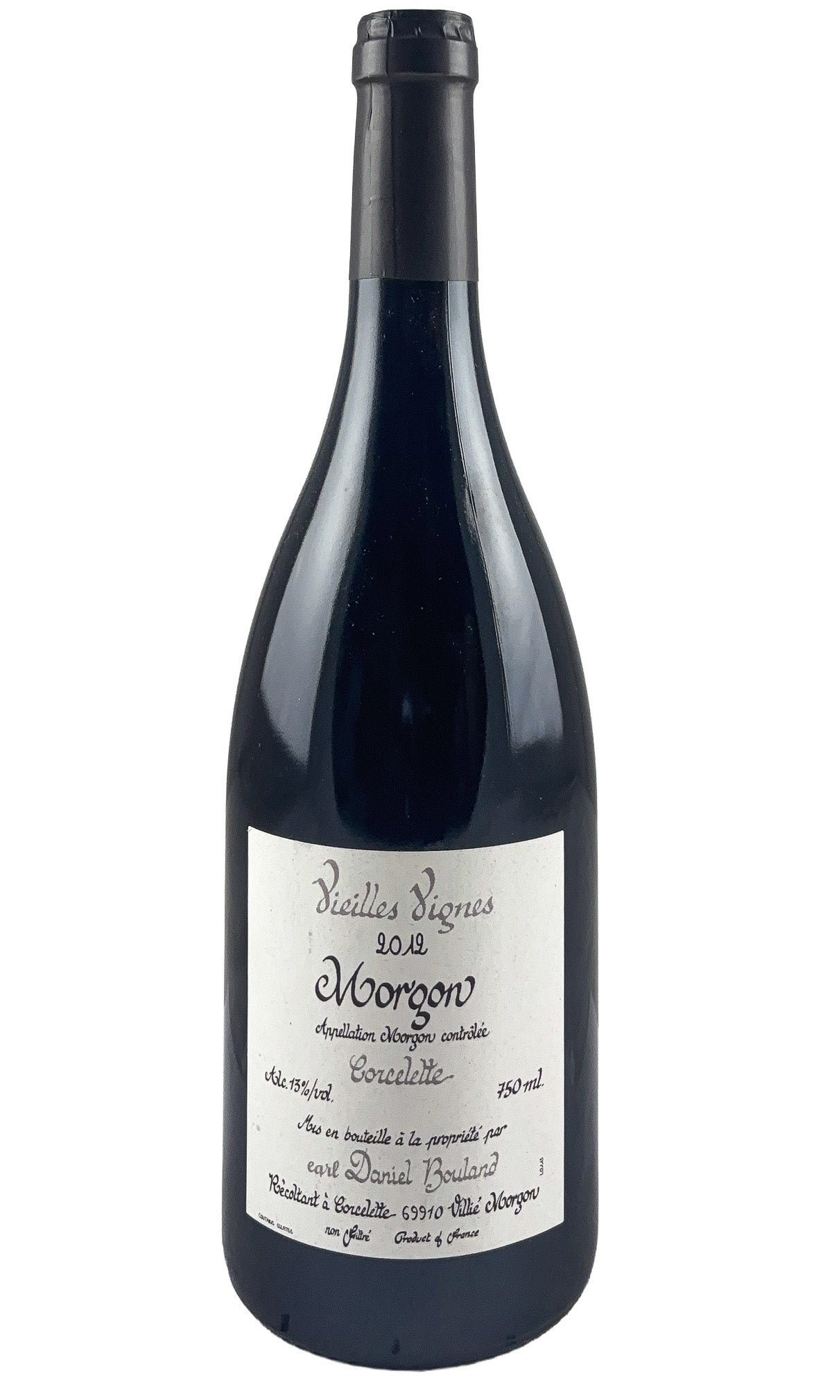 Bottle of Daniel Bouland, Morgon Corcelette VV, 2012 - Red Wine - Flatiron Wines & Spirits - New York