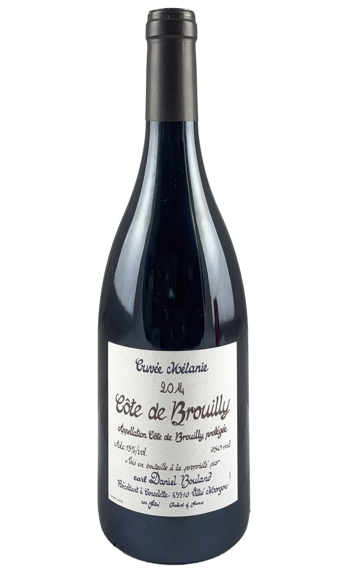 Bottle of Daniel Bouland, Morgon Cuvee Melanie, 2014 - Red Wine - Flatiron Wines & Spirits - New York