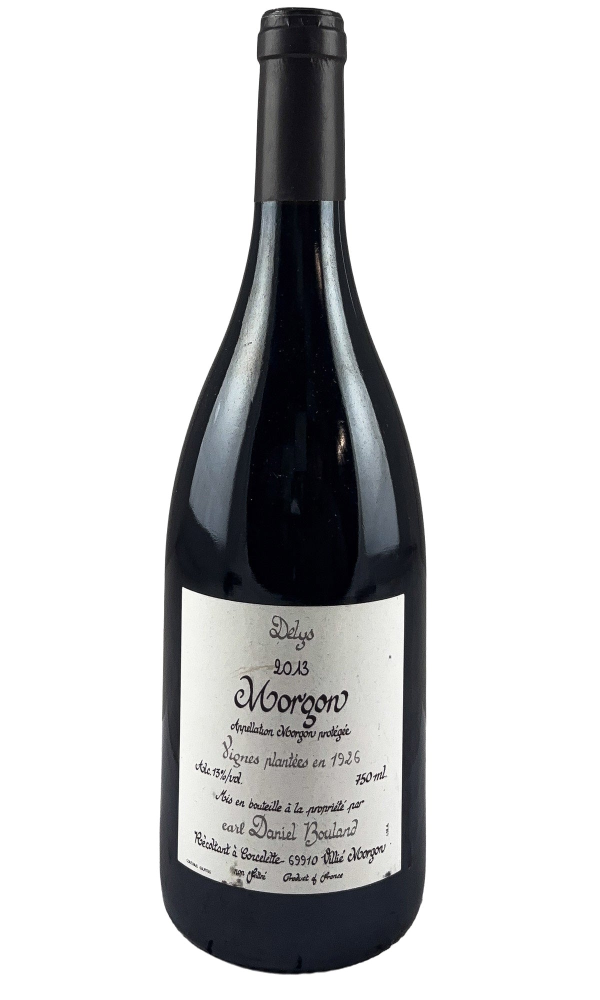 Bottle of Daniel Bouland, Morgon Delys, 2013 - Red Wine - Flatiron Wines & Spirits - New York