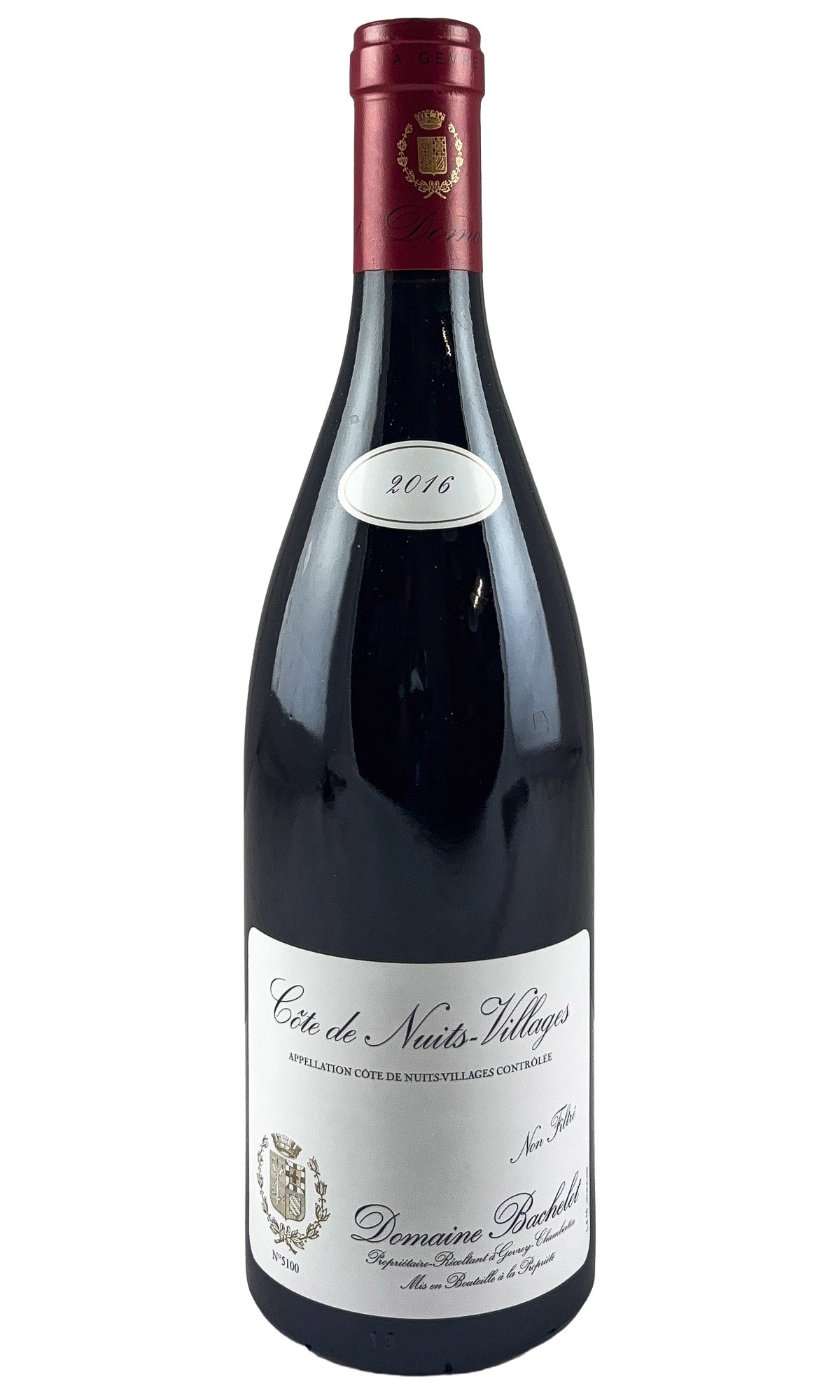 Bottle of Denis Bachelet, Cotes de Nuits-Villages, 2016 - Red Wine - Flatiron Wines & Spirits - New York