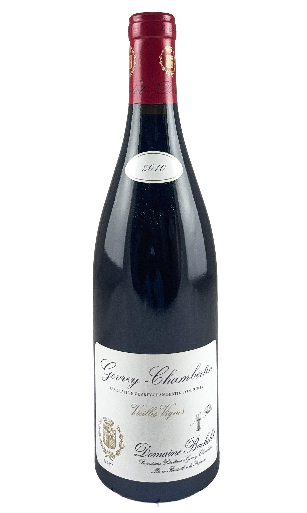 Bottle of Denis Bachelet, Gevrey-Chambertin Vieilles Vignes, 2010 - Red Wine - Flatiron Wines & Spirits - New York