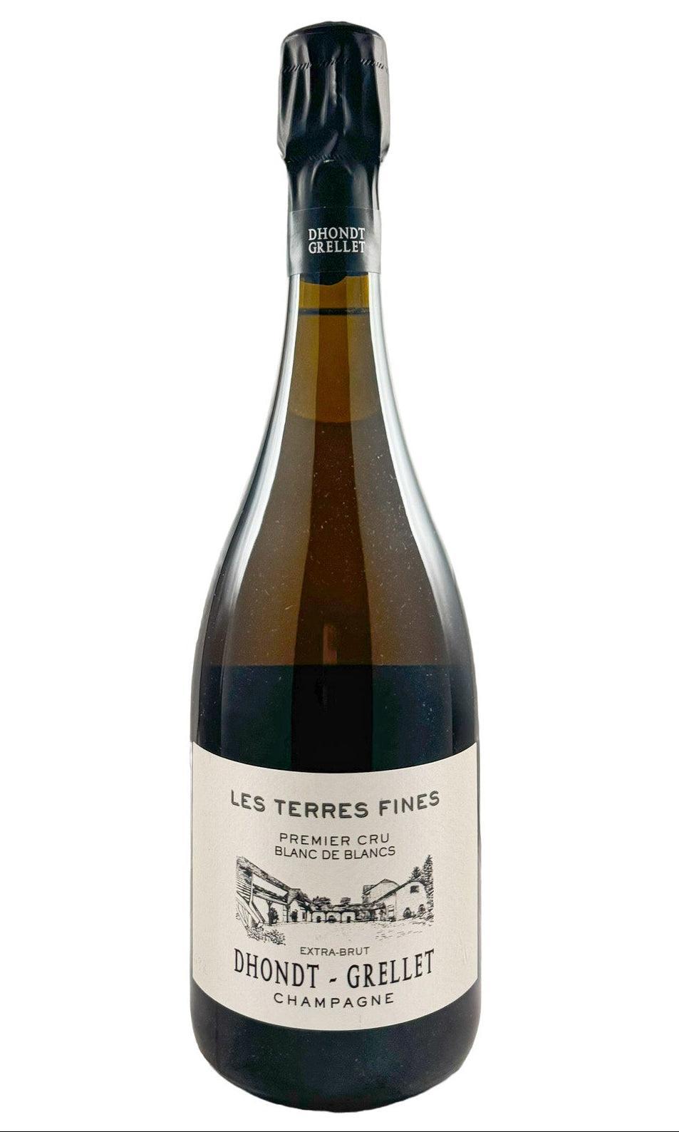 Bottle of Dhondt-Grellet, Champagne Blanc de Blancs 1er Cru 'Les Terres Fines', NV - Sparkling Wine - Flatiron Wines & Spirits - New York