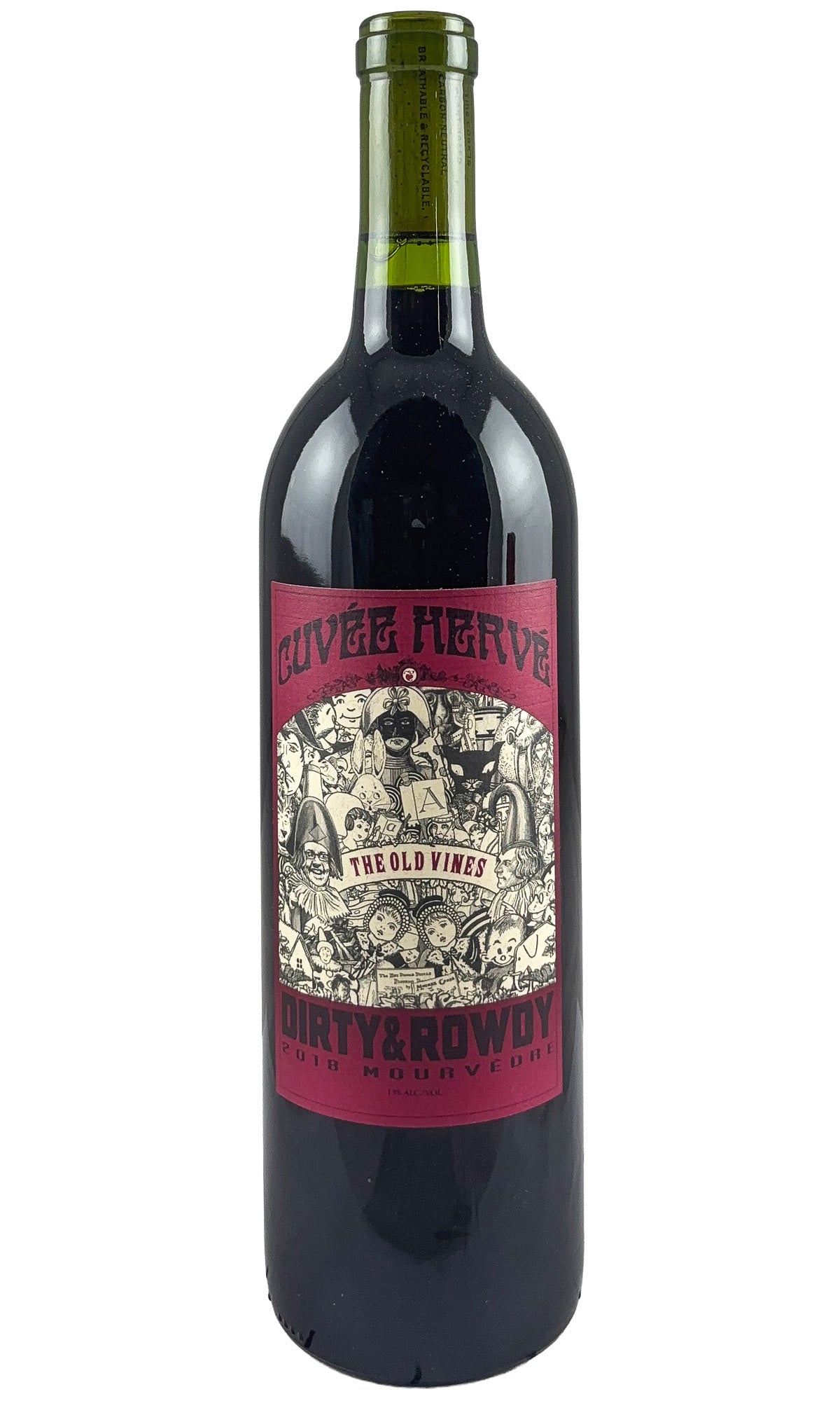 Bottle of Dirty and Rowdy, Cuvee Herve, 2018 - Red Wine - Flatiron Wines & Spirits - New York