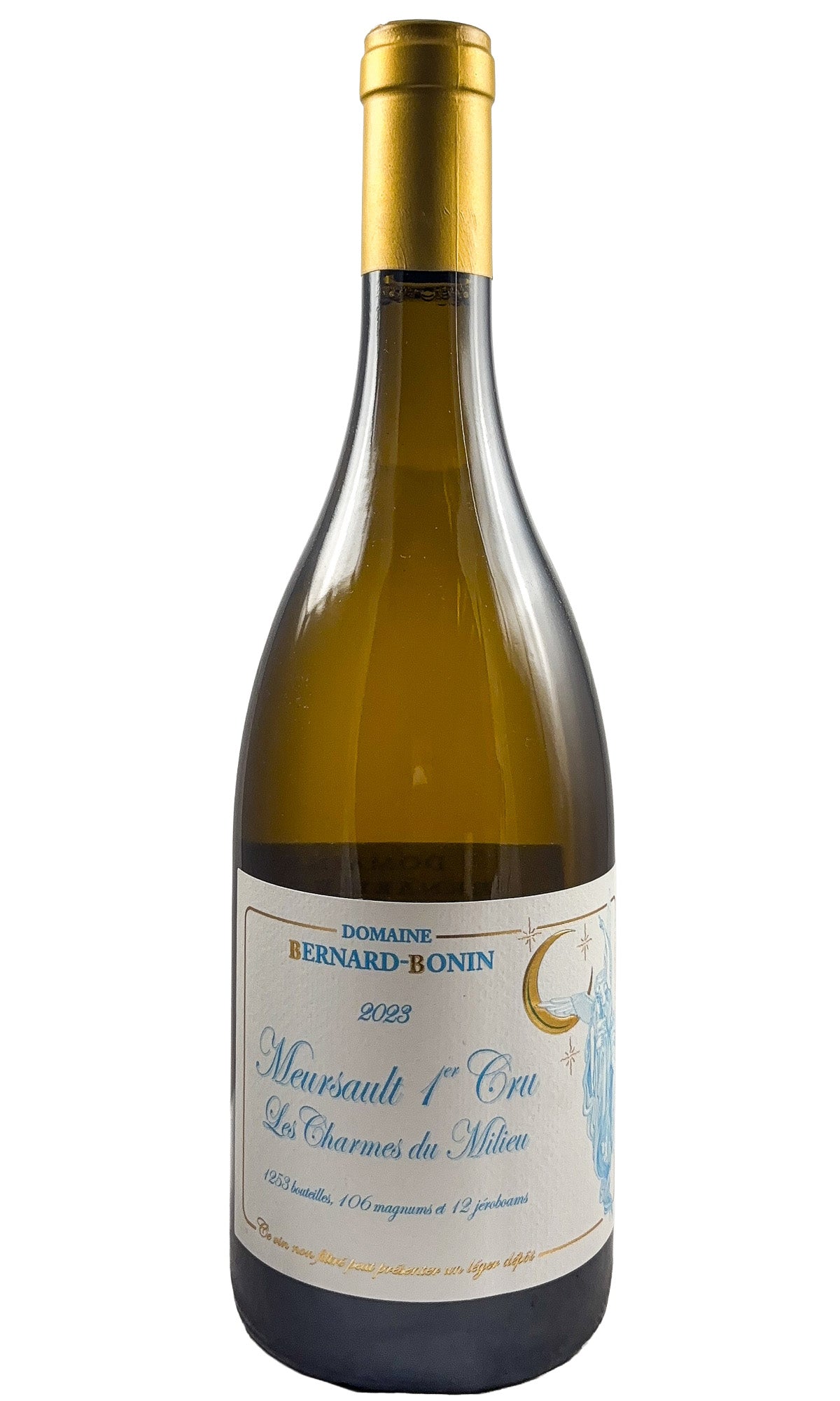 Bottle of Domaine Bernard-Bonin, Meursault 1er Cru Les Charmes du Milieu, 2023 - White Wine - Flatiron Wines & Spirits - New York