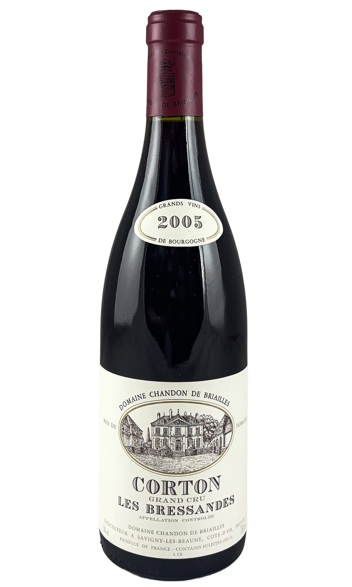 Bottle of Domaine Chandon de Briailles, Corton Bressandes Grand Cru, 2005 - Red Wine - Flatiron Wines & Spirits - New York