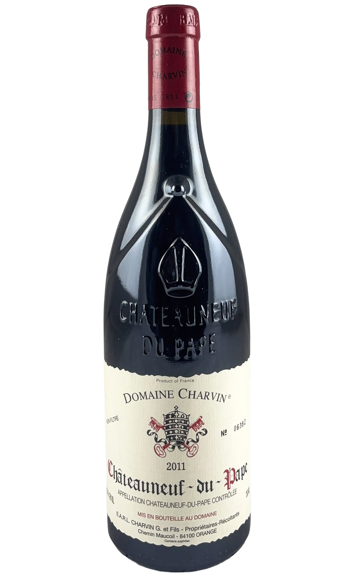 Bottle of Domaine Charvin, Chateauneuf-du-Pape, 2011 - Red Wine - Flatiron Wines & Spirits - New York