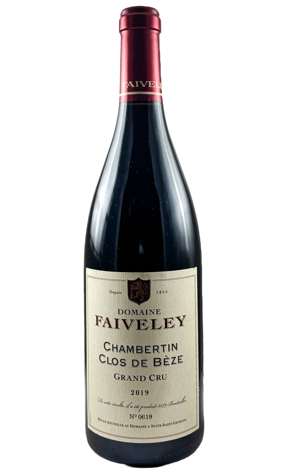 Bottle of Domaine Faiveley, Chambertin Clos de Beze Grand Cru, 2019 - Red Wine - Flatiron Wines & Spirits - New York