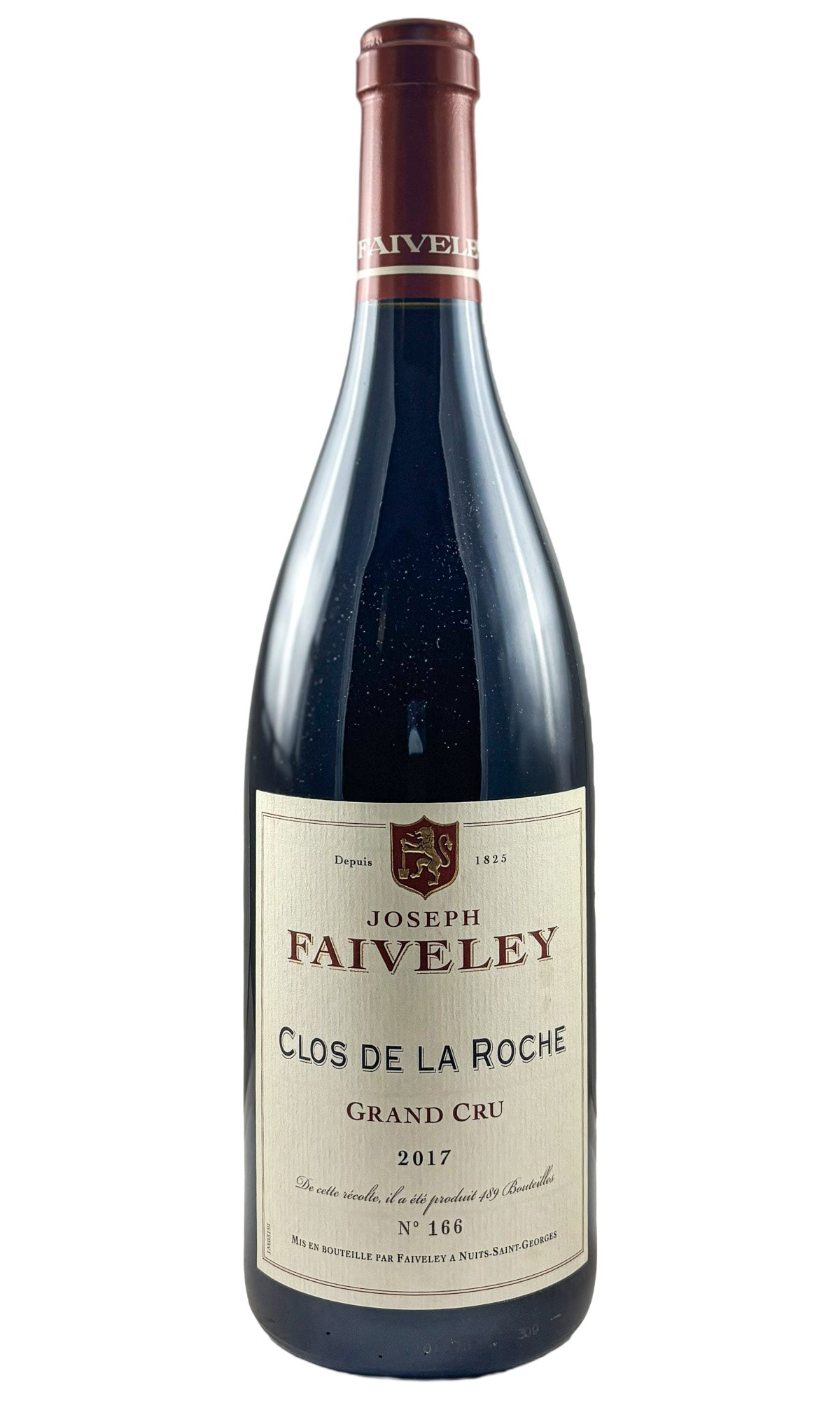 Bottle of Domaine Faiveley, Clos de la Roche Grand Cru, 2017 - Red Wine - Flatiron Wines & Spirits - New York