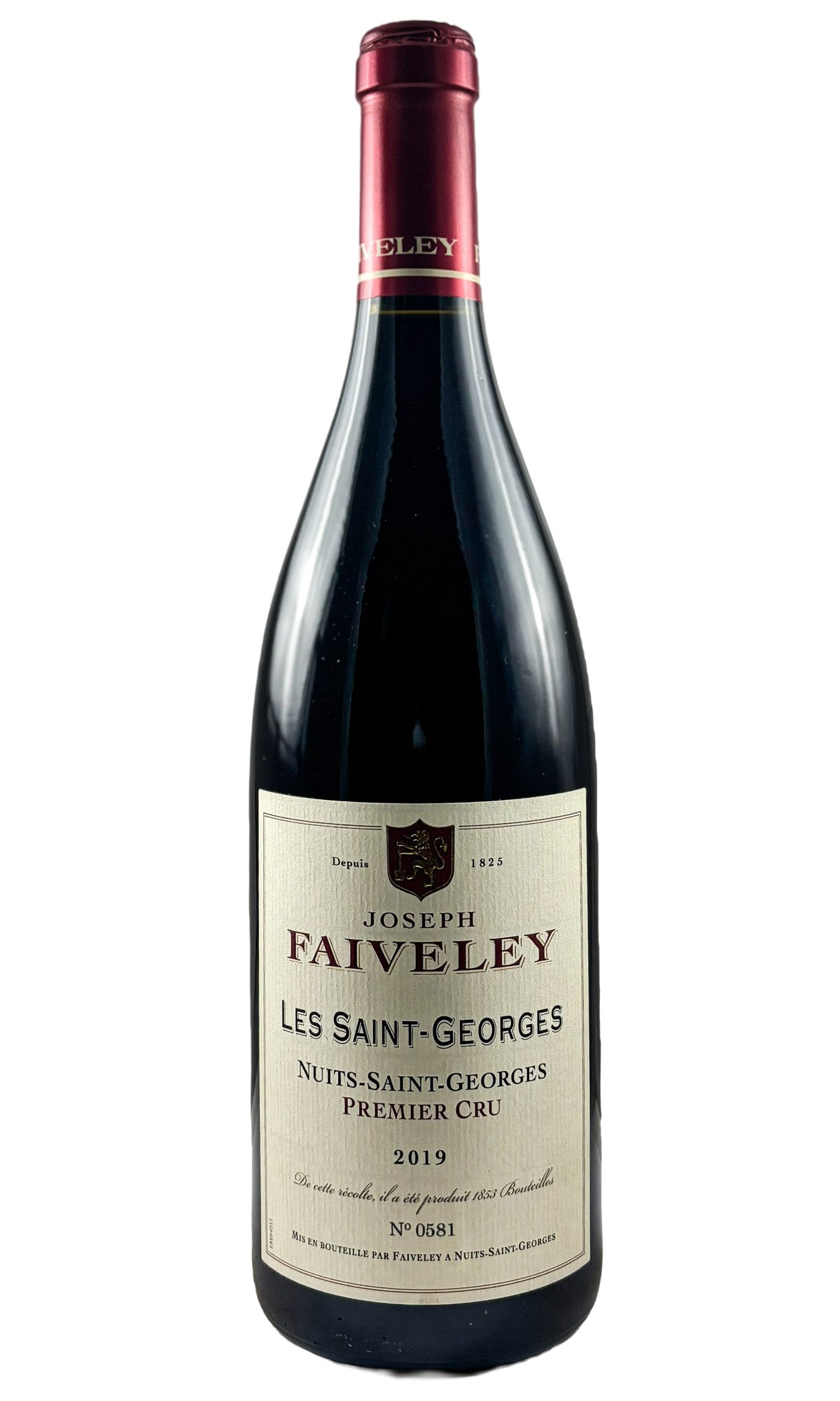 Bottle of Domaine Faiveley, Nuits-Saint-Georges 1er Cru Les Saint-Georges, 2019 - Red Wine - Flatiron Wines & Spirits - New York