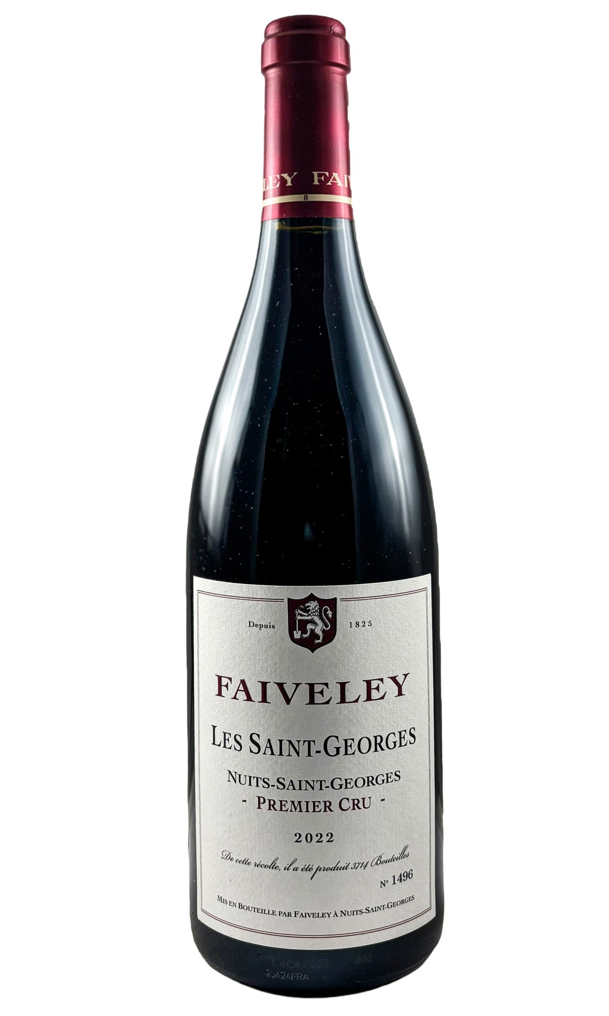 Bottle of Domaine Faiveley, Nuits-Saint-Georges 1er Cru Les Saint-Georges, 2022 - Red Wine - Flatiron Wines & Spirits - New York