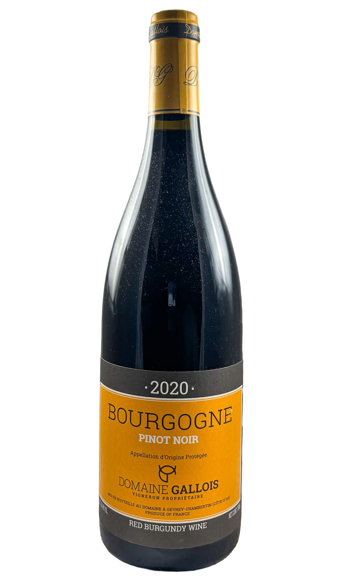 Bottle of Domaine Gallois, Bourgogne Rouge, 2020 - Red Wine - Flatiron Wines & Spirits - New York