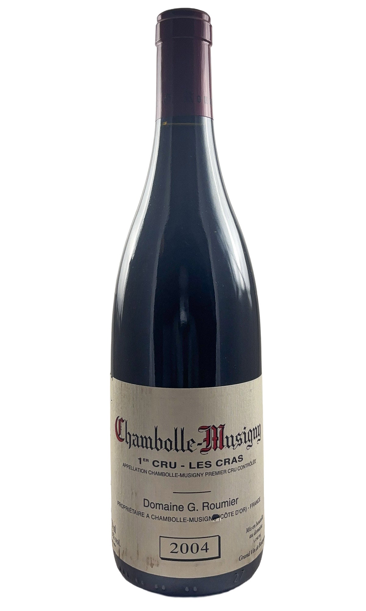 Bottle of Domaine Georges Roumier, Chambolle-Musigny Les Cras, 2004 - Red Wine - Flatiron Wines & Spirits - New York