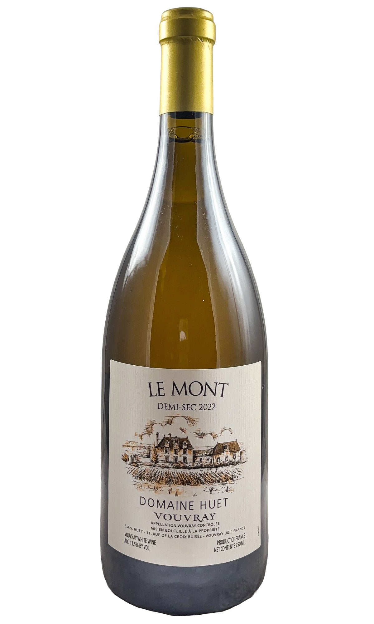 Bottle of Domaine Huet, Vouvray Le Mont Demi-Sec, 2022 - White Wine - Flatiron Wines & Spirits - New York