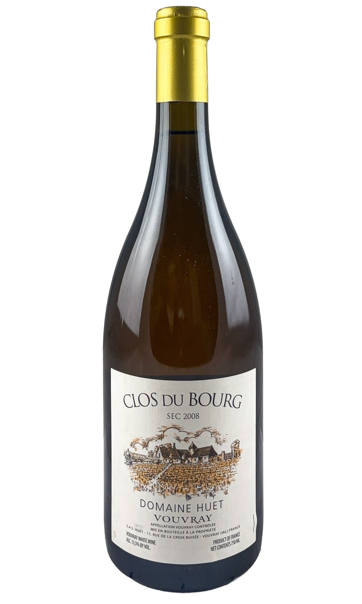 Bottle of Domaine Huet, Vouvray Sec Clos du Bourg, 2008 - White Wine - Flatiron Wines & Spirits - New York