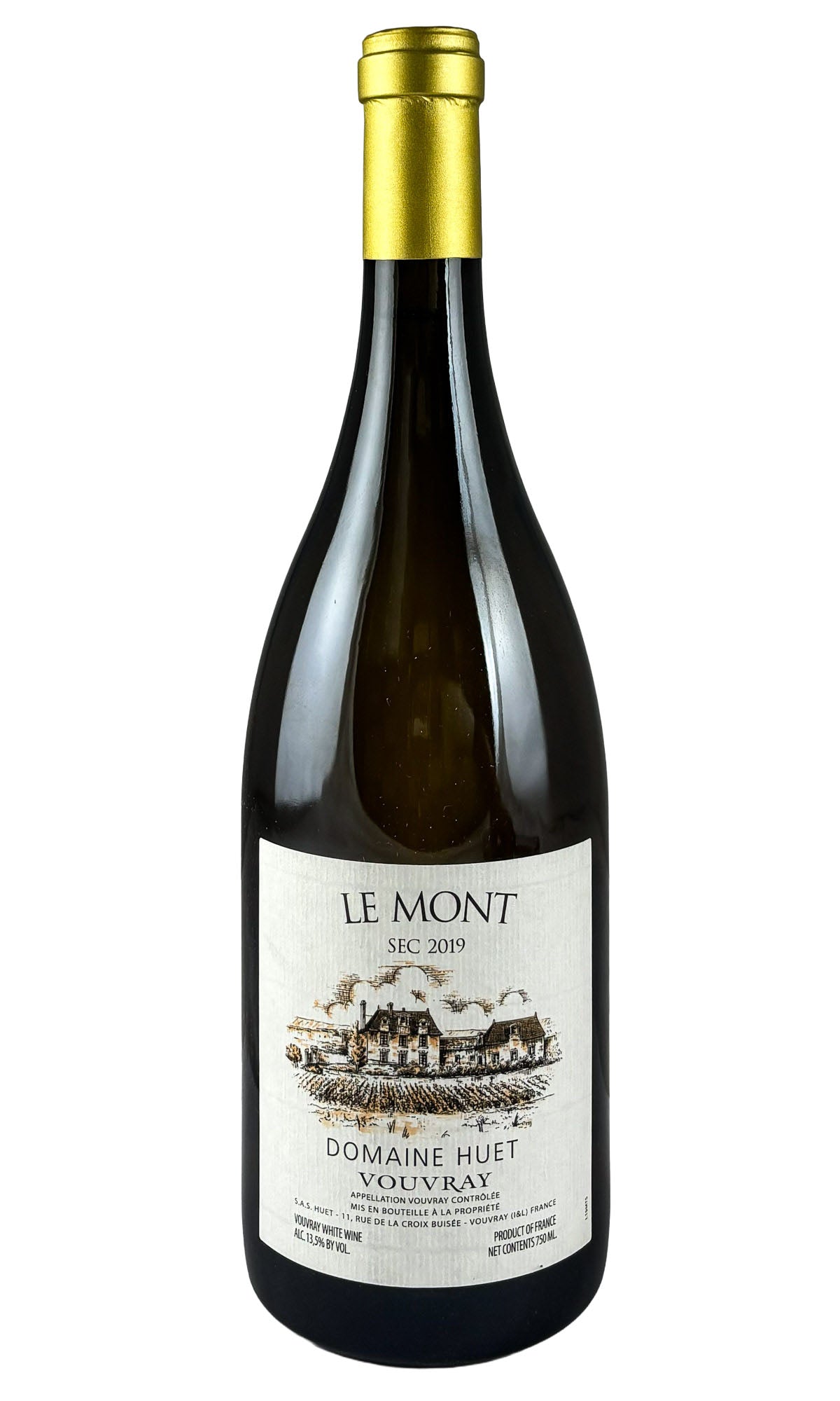 Bottle of Domaine Huet, Vouvray Sec "Le Mont", 2019 - White Wine - Flatiron Wines & Spirits - New York