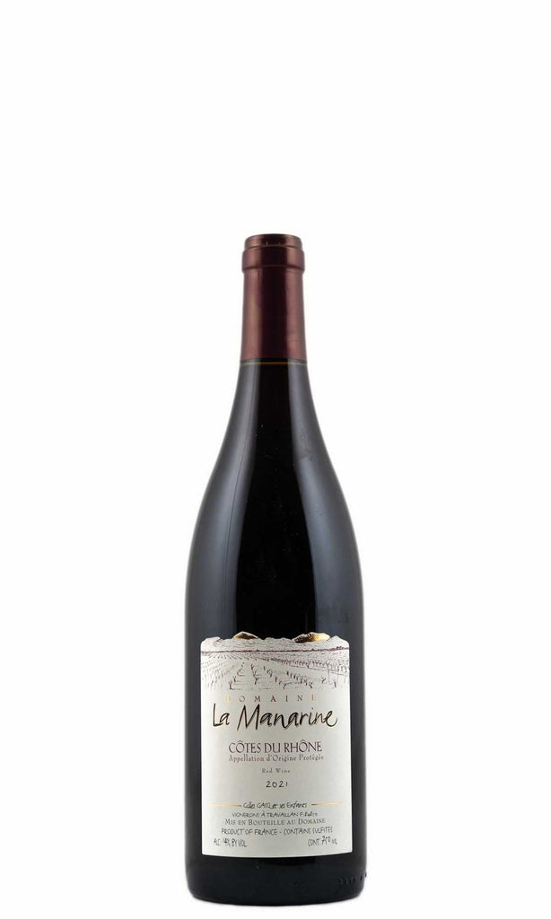 Bottle of Domaine La Manarine, Cotes du Rhone Rouge, 2021 - Red Wine - Flatiron Wines & Spirits - New York