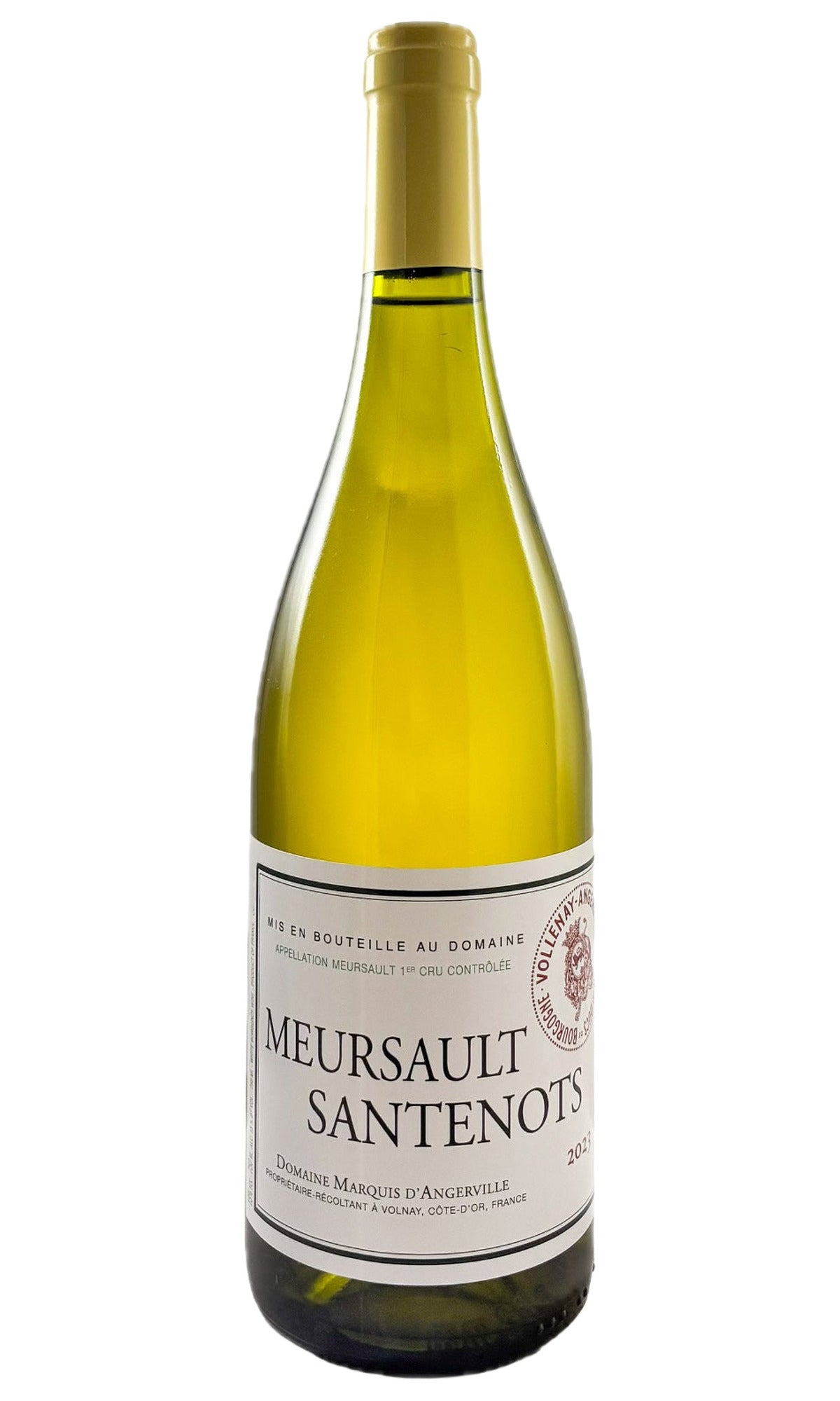 Bottle of Domaine Marquis d'Angerville, Meursault 1er Cru Santenots , 2023 - White Wine - Flatiron Wines & Spirits - New York