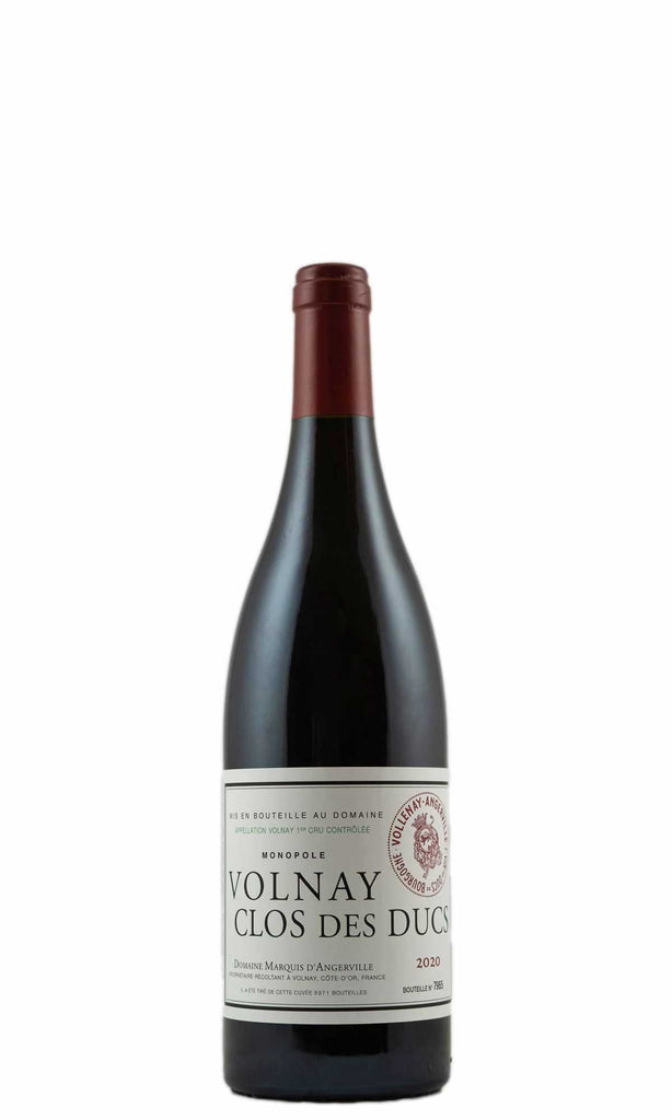Bottle of Domaine Marquis d'Angerville, Volnay 1er Cru Clos des Ducs, 2020 - Red Wine - Flatiron Wines & Spirits - New York