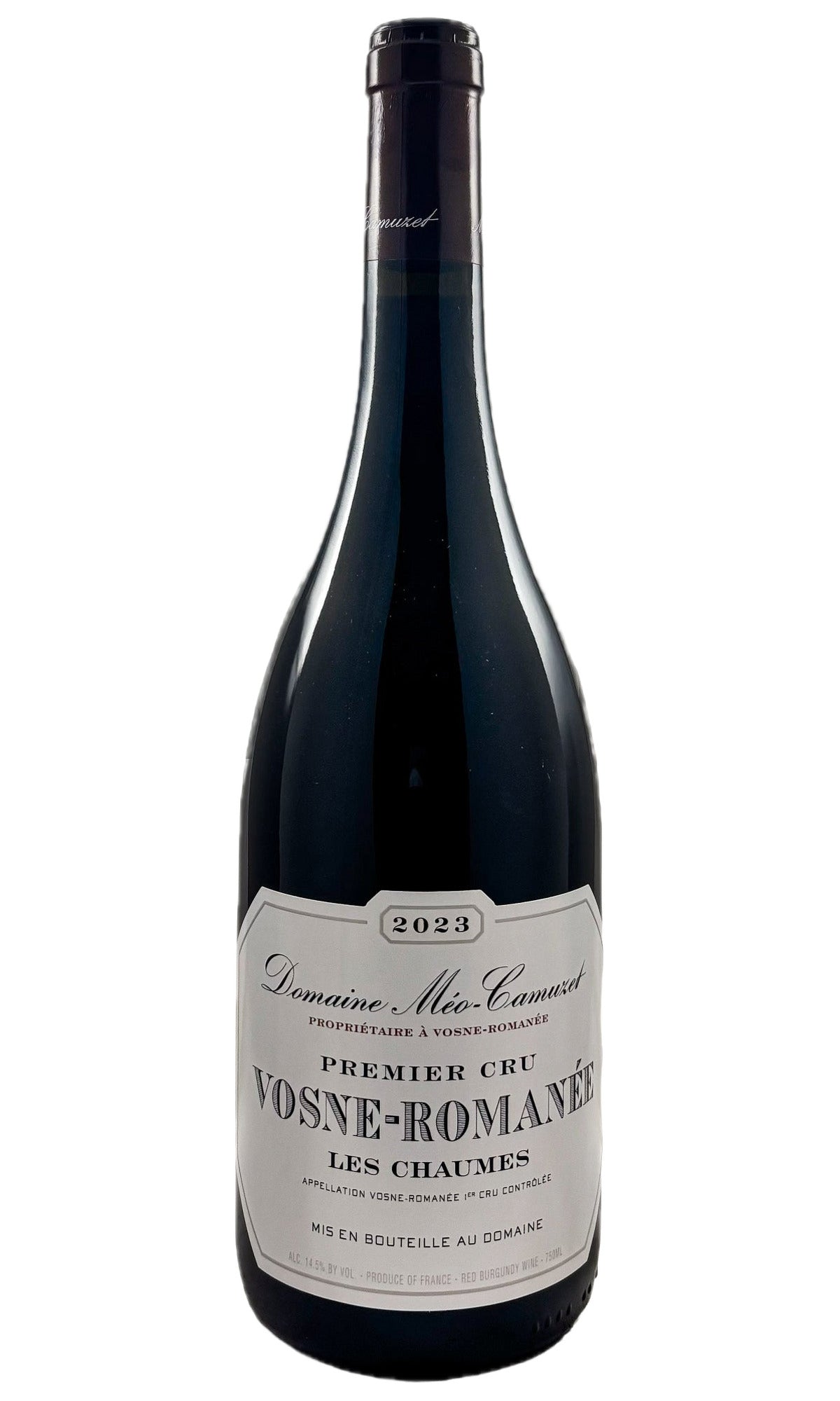 Bottle of Domaine Meo-Camuzet, Vosne Romanee 1er Cru Les Chaumes, 2023 - Red Wine - Flatiron Wines & Spirits - New York