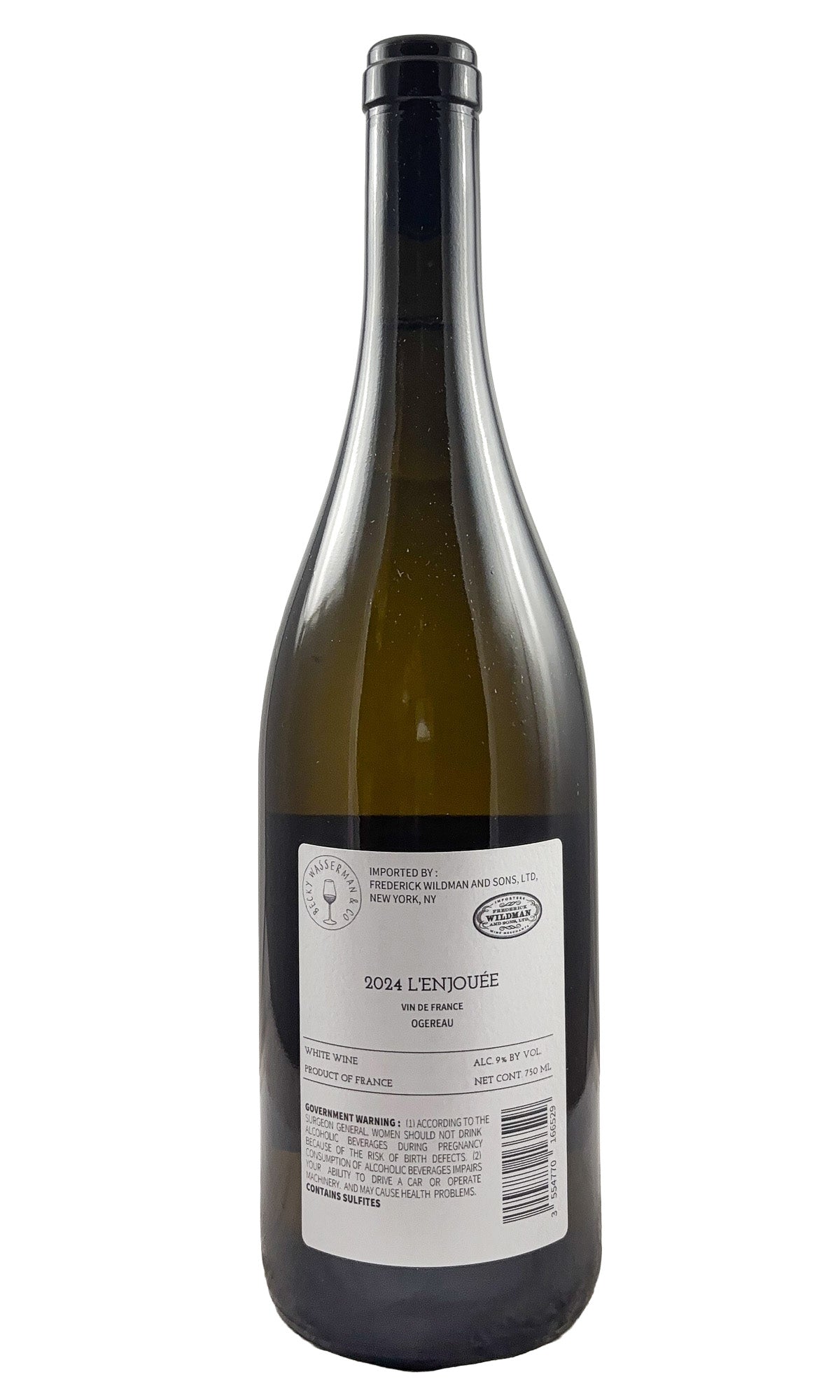 Bottle of Domaine Ogereau, L'Enjouee' Blanc, 2024 - White Wine - Flatiron Wines & Spirits - New York