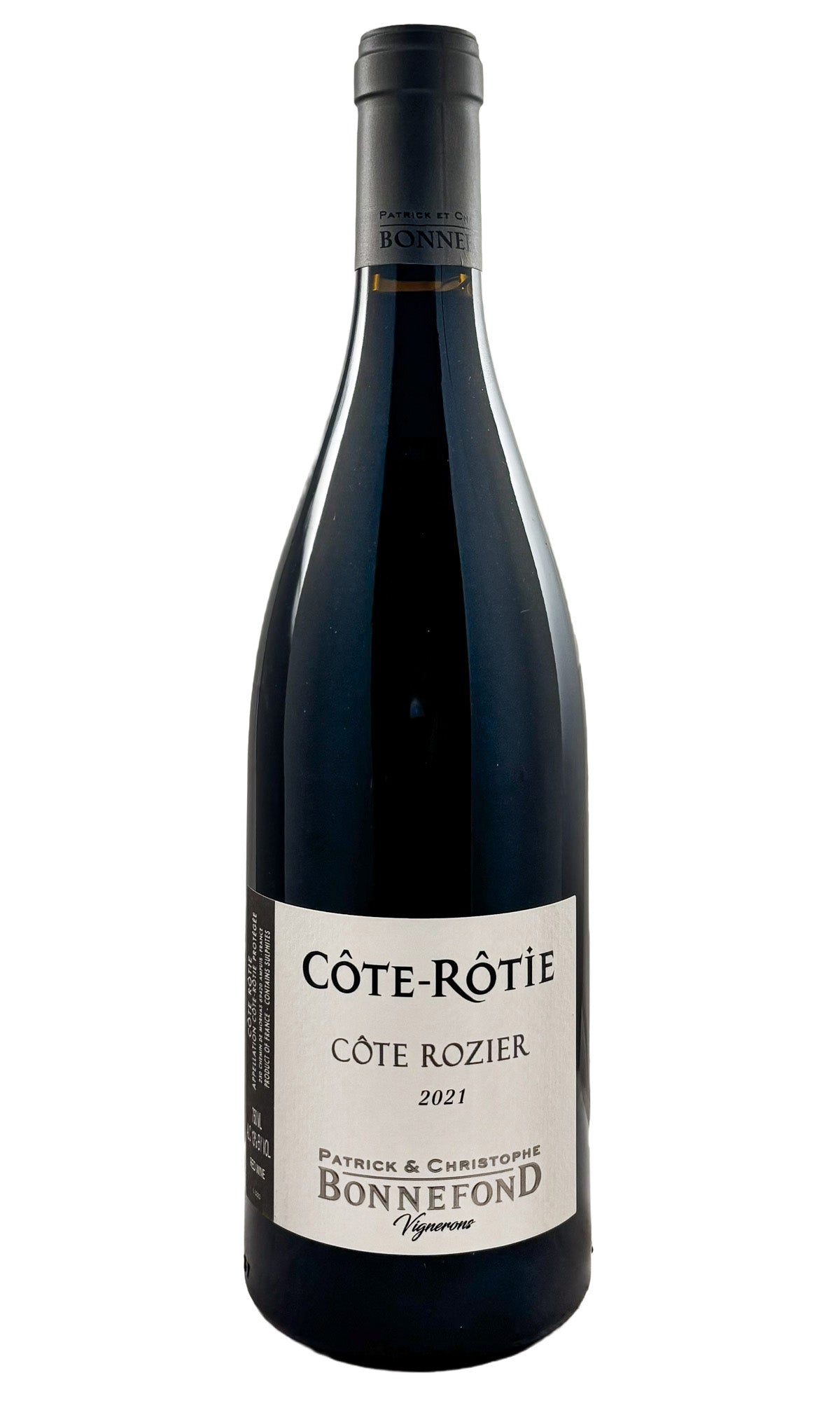 Bottle of Domaine Patrick & Christophe Bonnefond, Cote Rotie Roziers, 2021 - Red Wine - Flatiron Wines & Spirits - New York