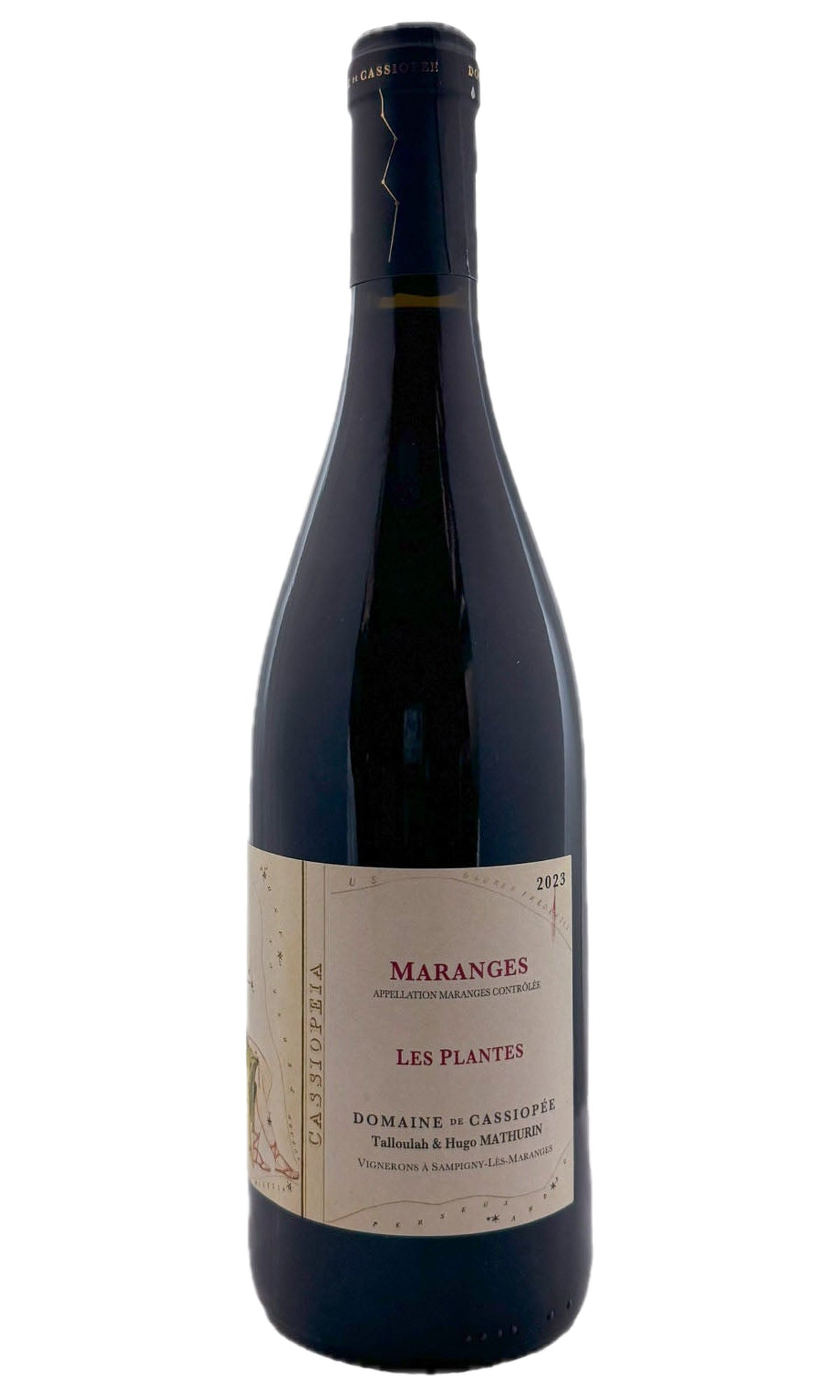 Bottle of Domaine de Cassiopee, Maranges Rouge Les Plantes, 2023 - Red Wine - Flatiron Wines & Spirits - New York