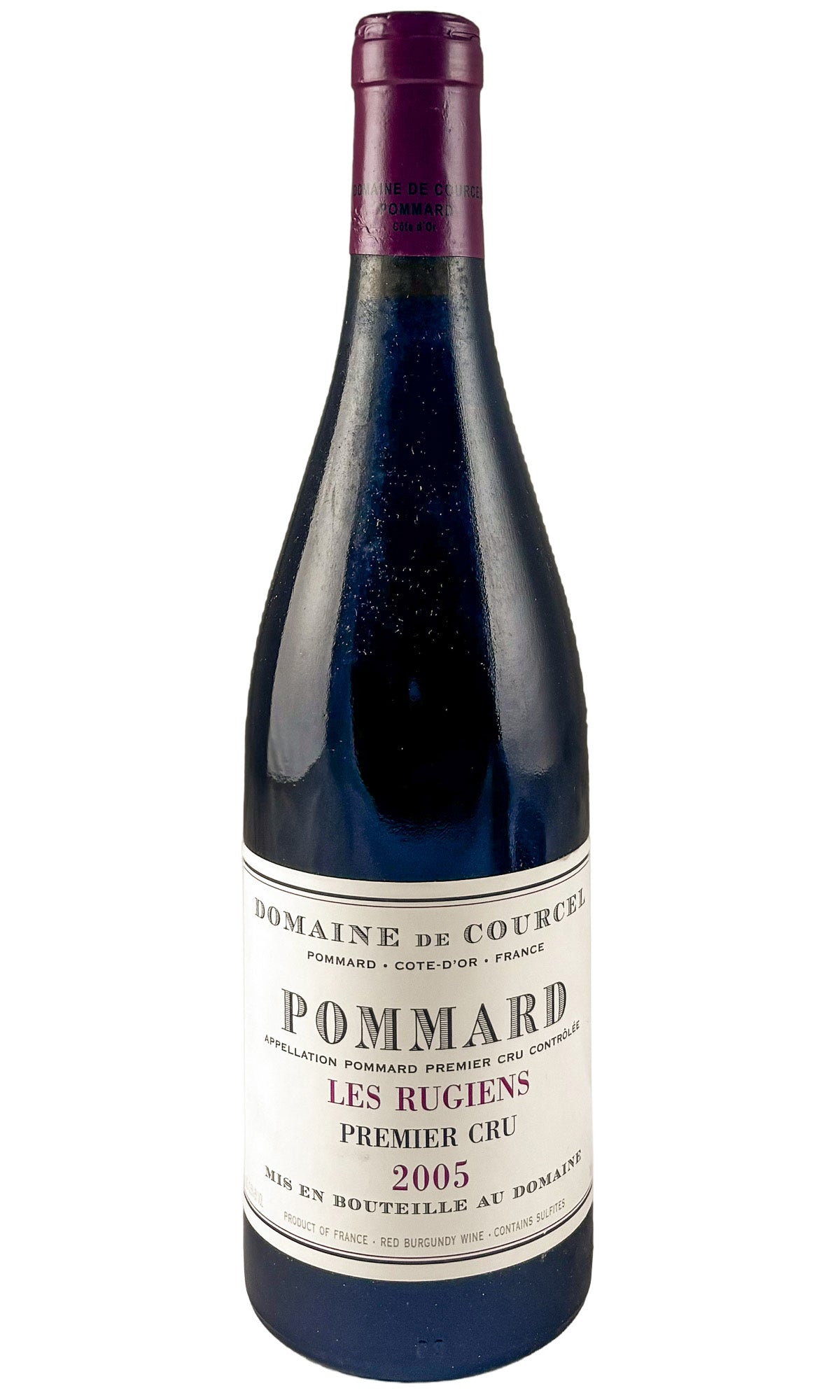 Bottle of Domaine de Courcel, Pommard Les Rugiens, 2005 - Red Wine - Flatiron Wines & Spirits - New York