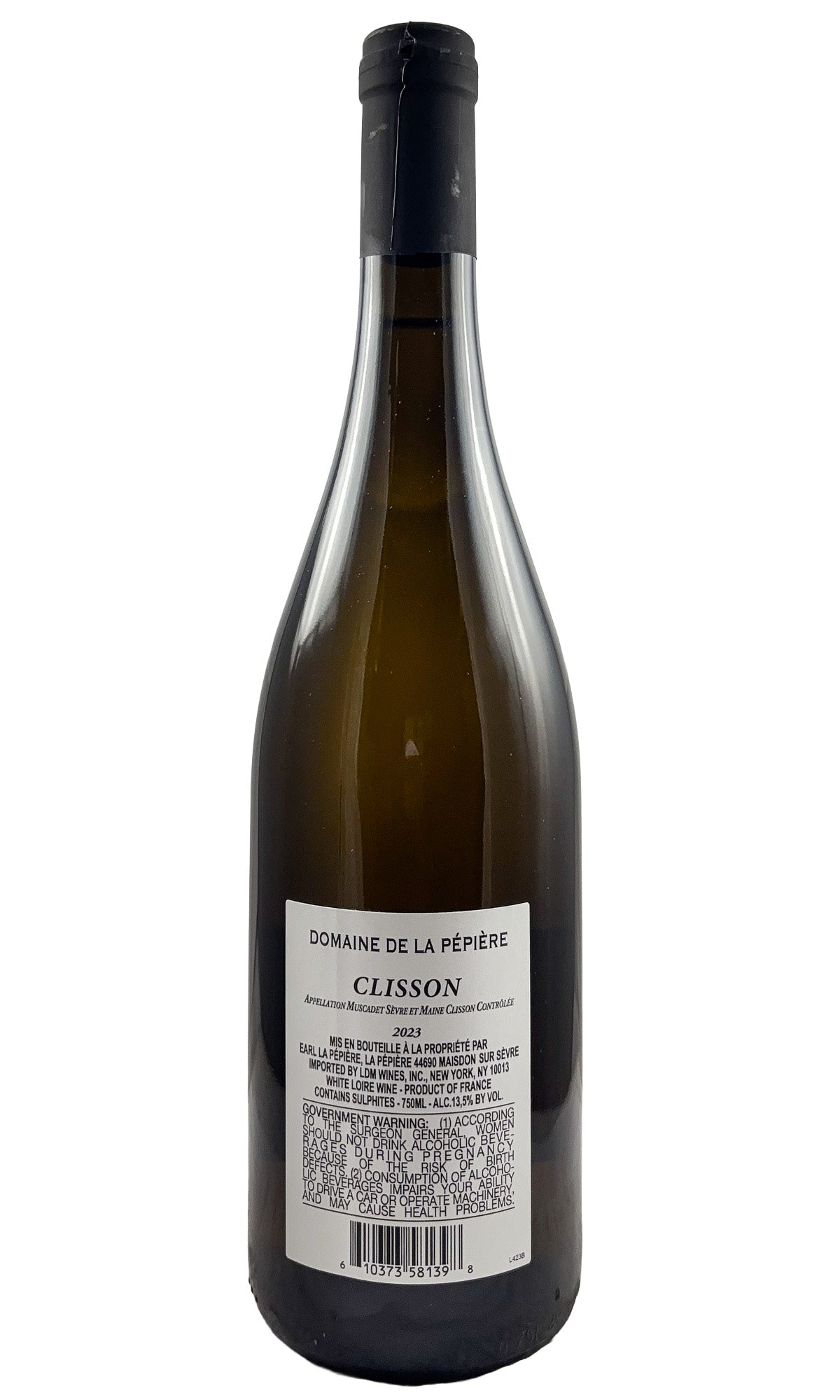 Bottle of Domaine de la Pepiere, Muscadet de Sevre-et-Maine Clisson, 2023 - White Wine - Flatiron Wines & Spirits - New York