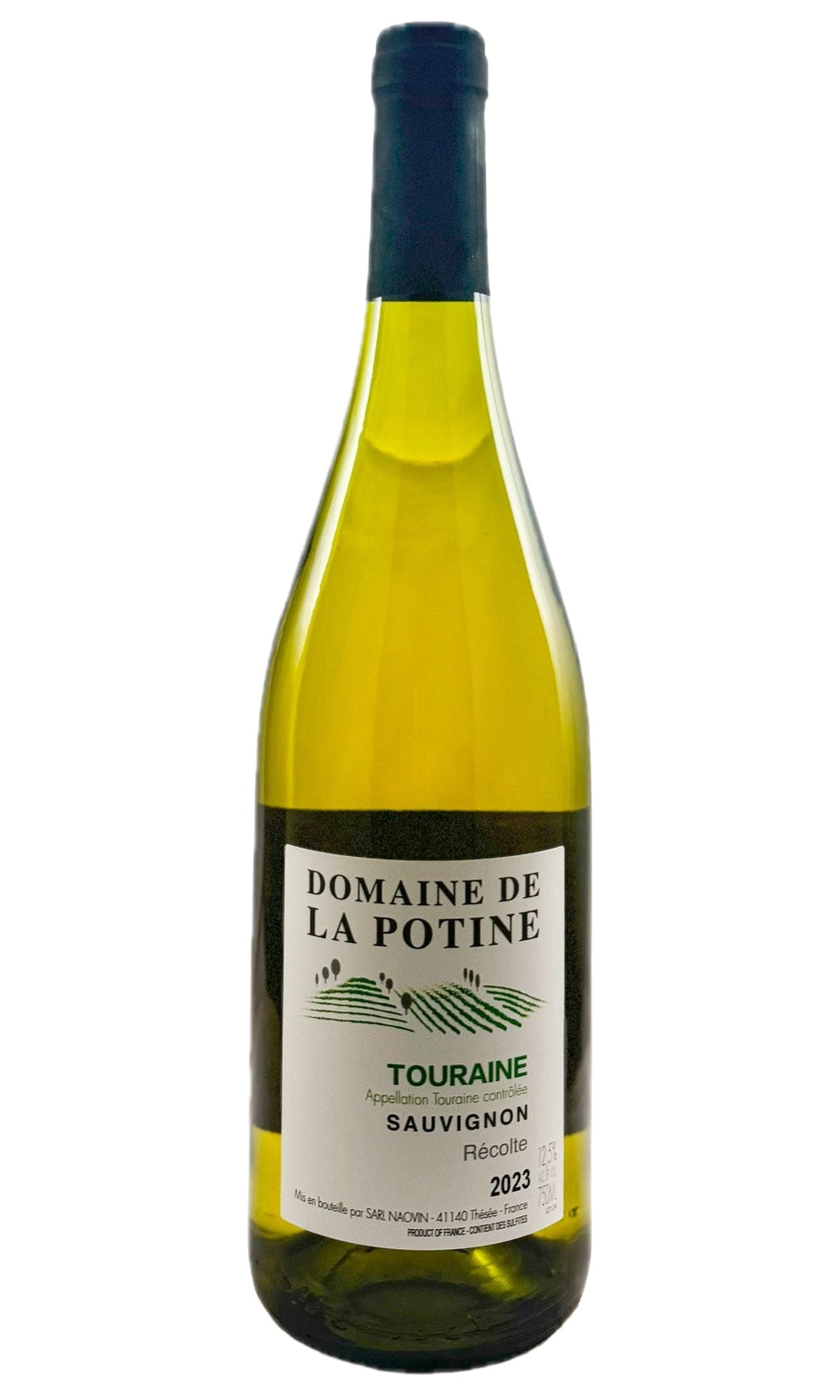 Bottle of Domaine de la Potine, Touraine Sauvignon Blanc, 2023 - White Wine - Flatiron Wines & Spirits - New York