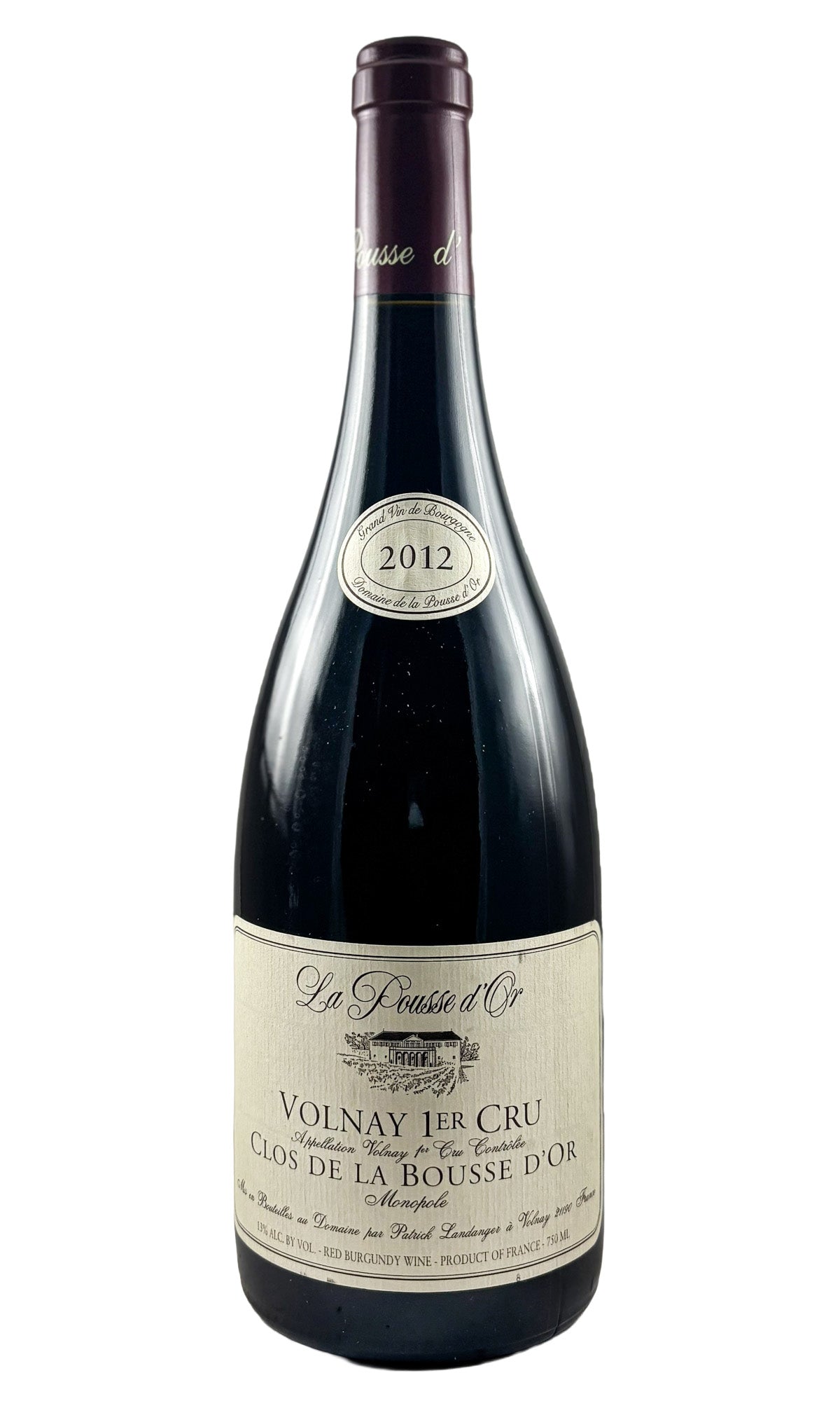 Bottle of La Pousse D'Or, Volnay 1er Cru Clos de la Bousse d'Or, 2012 - Red Wine - Flatiron Wines & Spirits - New York