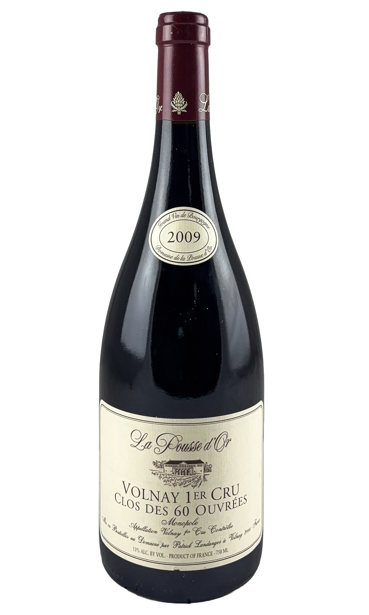 Bottle of La Pousse d'Or, Volnay 1er Cru Clos des 60 Ouvrees, 2009 - Red Wine - Flatiron Wines & Spirits - New York