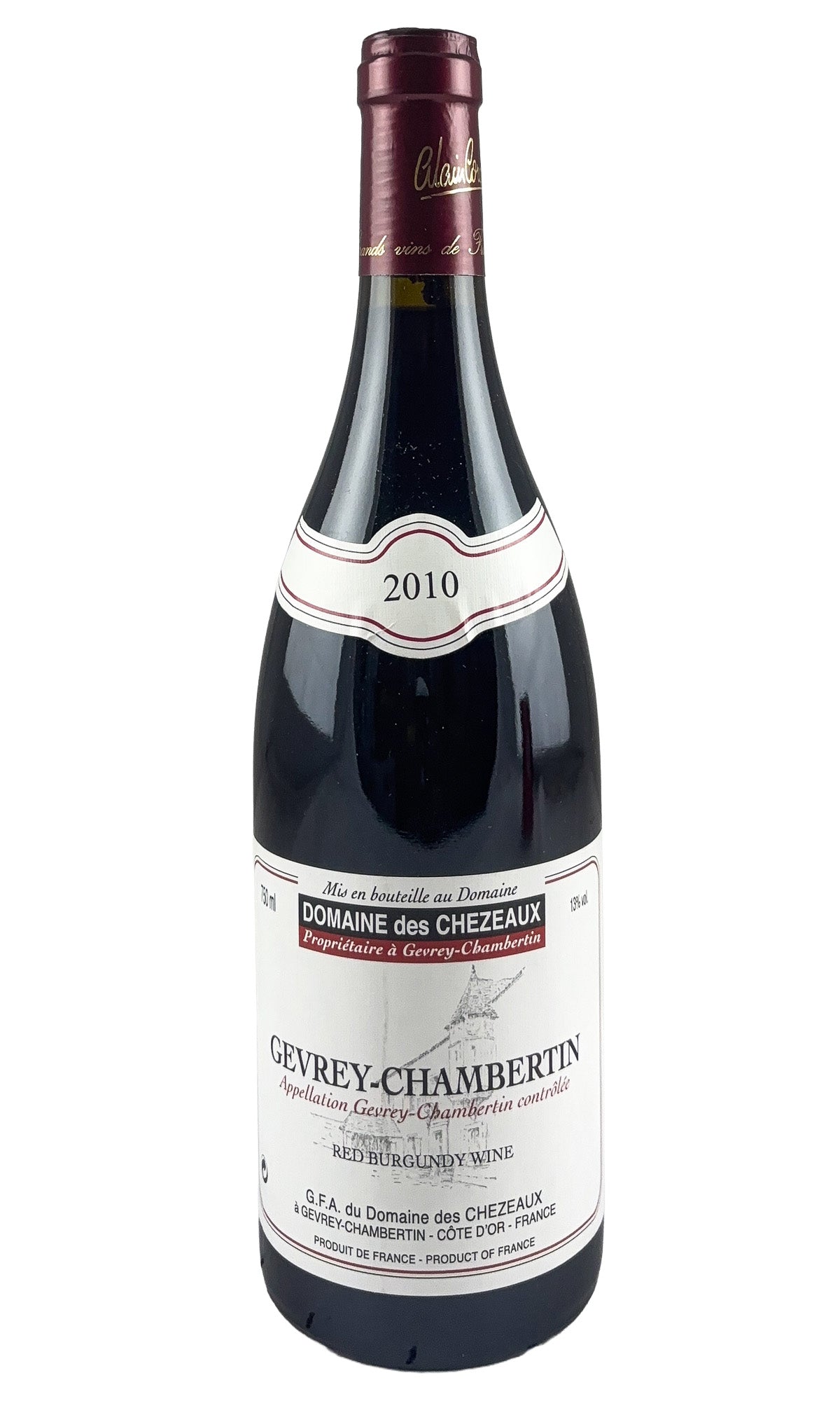 Bottle of Domaine des Chezeaux, Gevrey-Chambertin, 2010 - Red Wine - Flatiron Wines & Spirits - New York