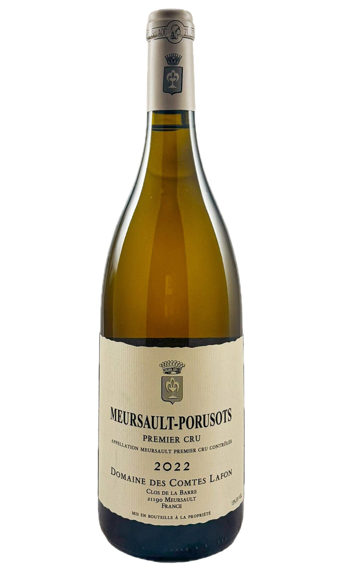 Bottle of Domaine des Comtes Lafon, Meursault 1er Cru Porusots, 2022 - White Wine - Flatiron Wines & Spirits - New York